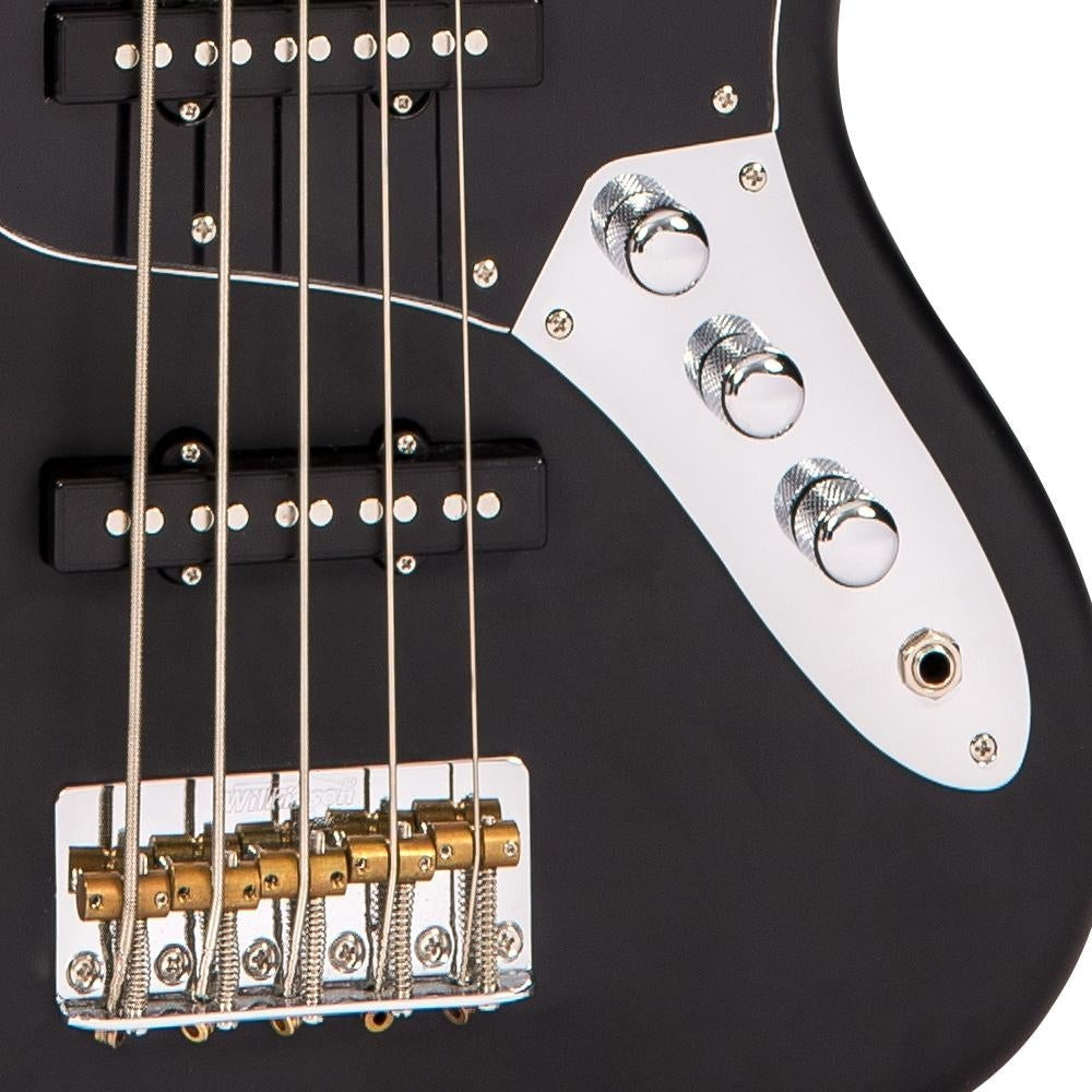 Đàn Guitar Bass Vintage VJ75 ReIssued Maple Fingerboard, Black