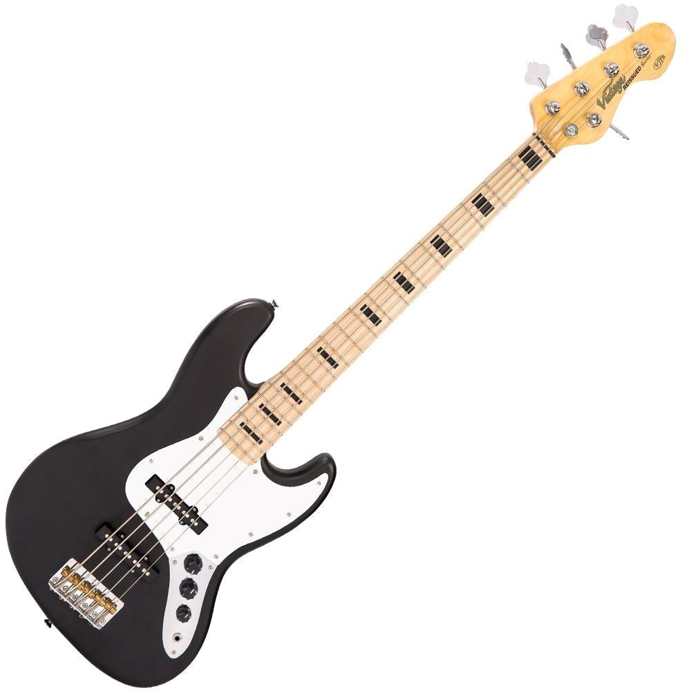 Đàn Guitar Bass Vintage VJ75 ReIssued Maple Fingerboard, Black