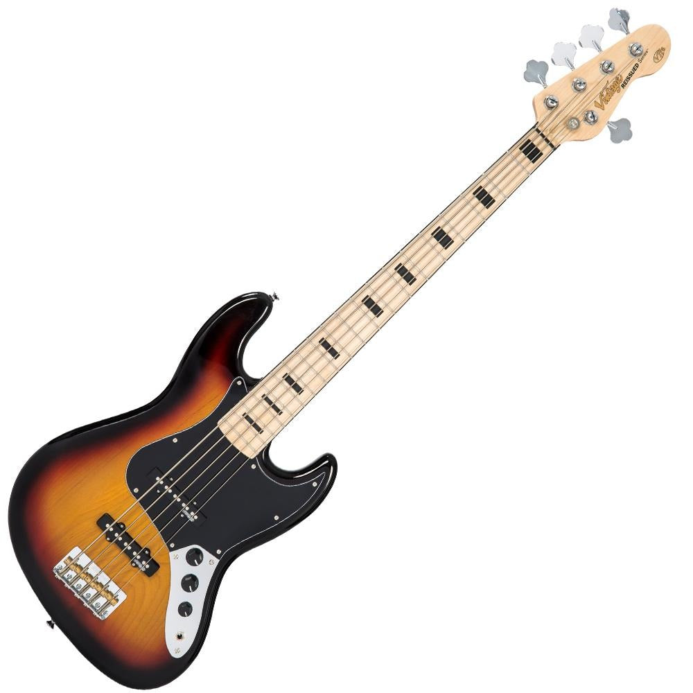 Đàn Guitar Bass Vintage VJ75 ReIssued Maple Fingerboard, Sunburst