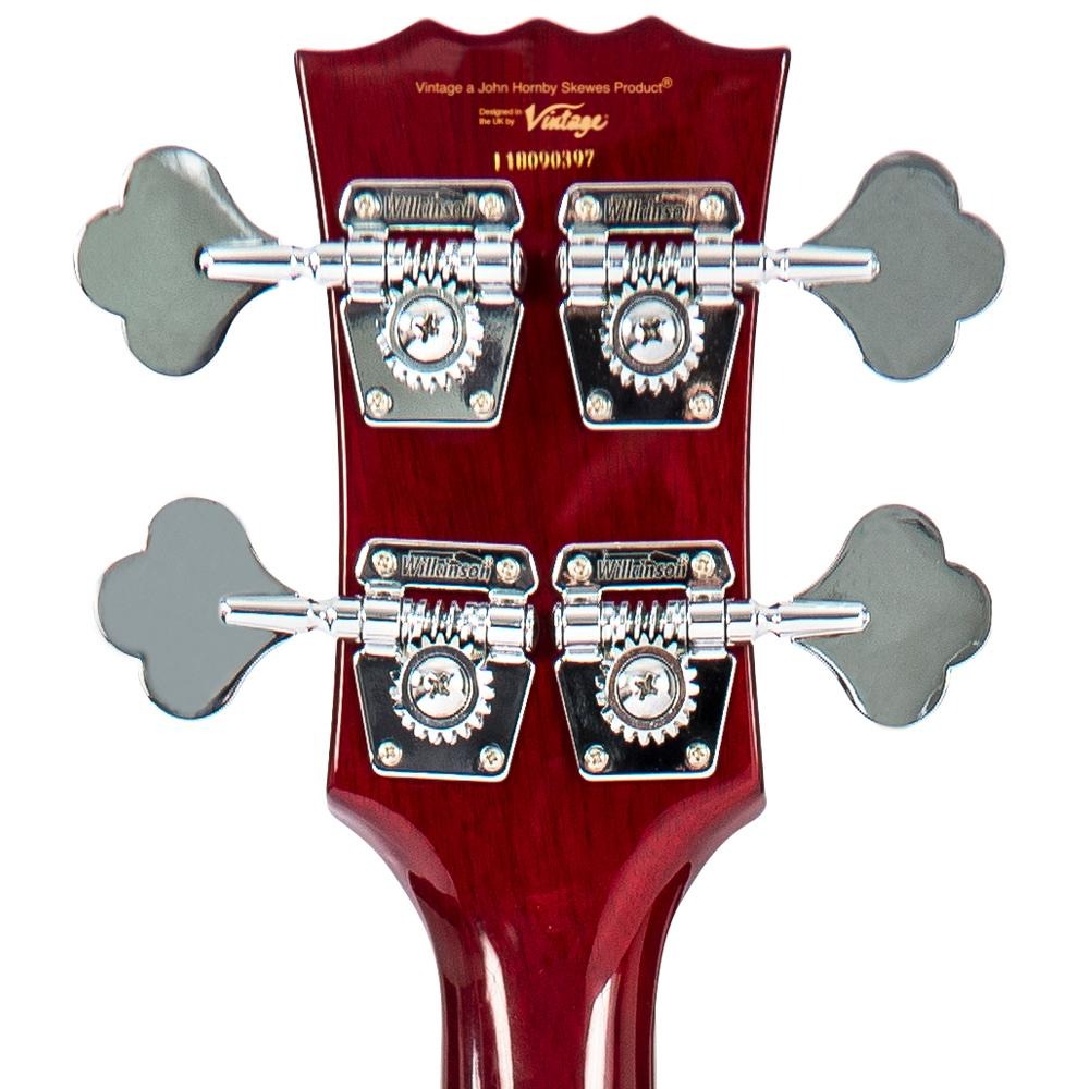 Đàn Guitar Bass Vintage VS4 ReIssued, Cherry Red