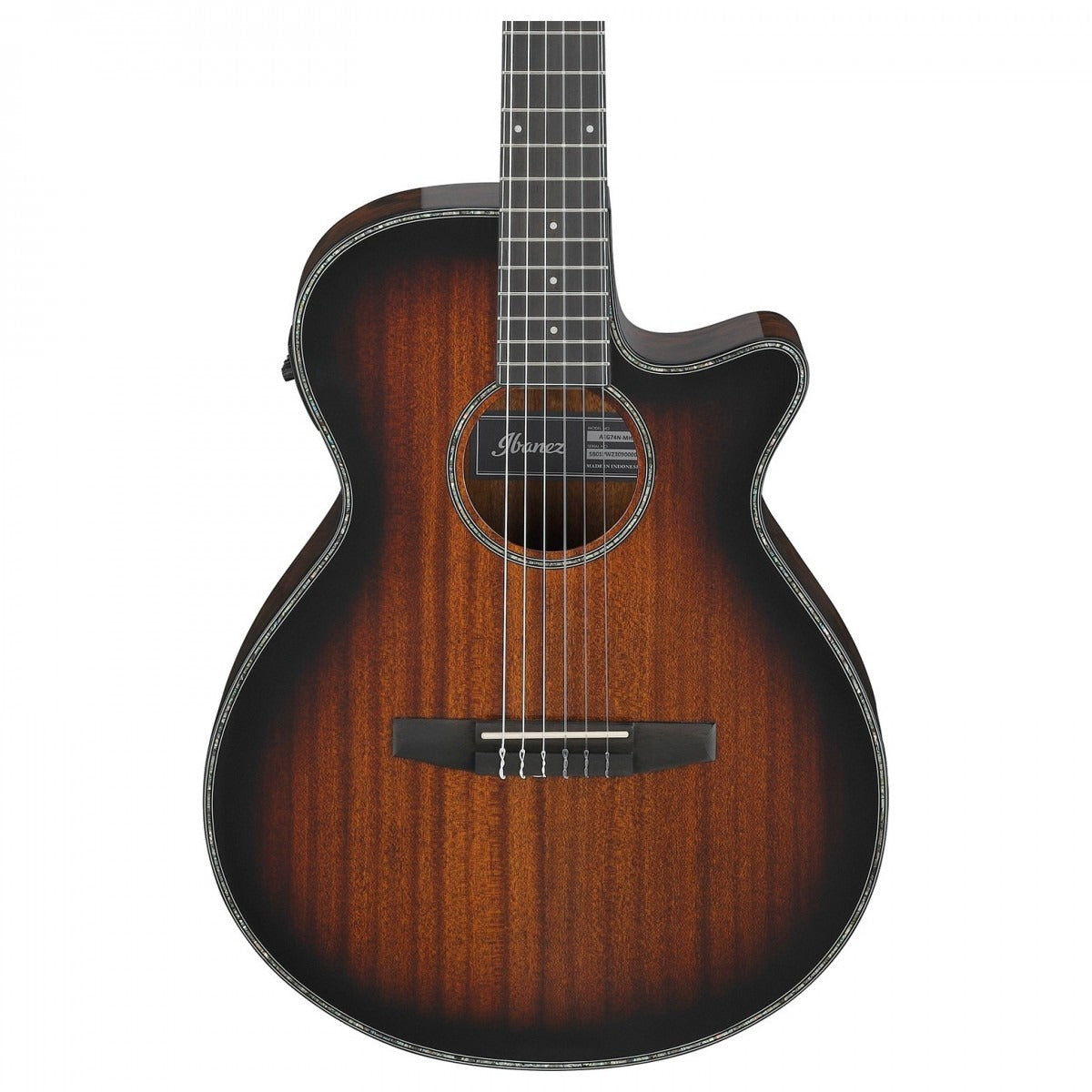 Đàn Guitar Classic Ibanez AEG74N - AEG Mahogany Sunburst