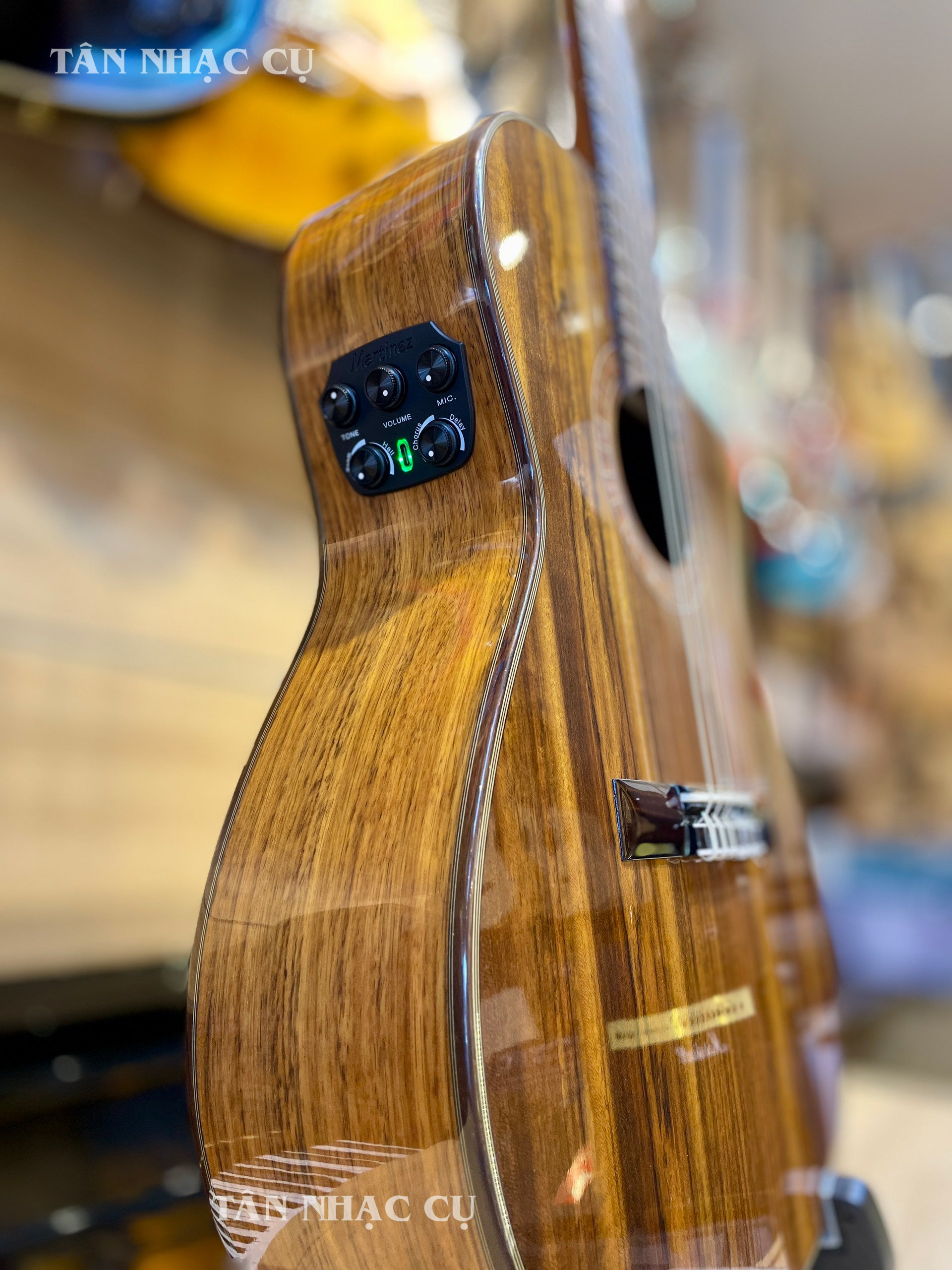 Đàn Guitar Classic Martinez MP14 Ovangkol Artist