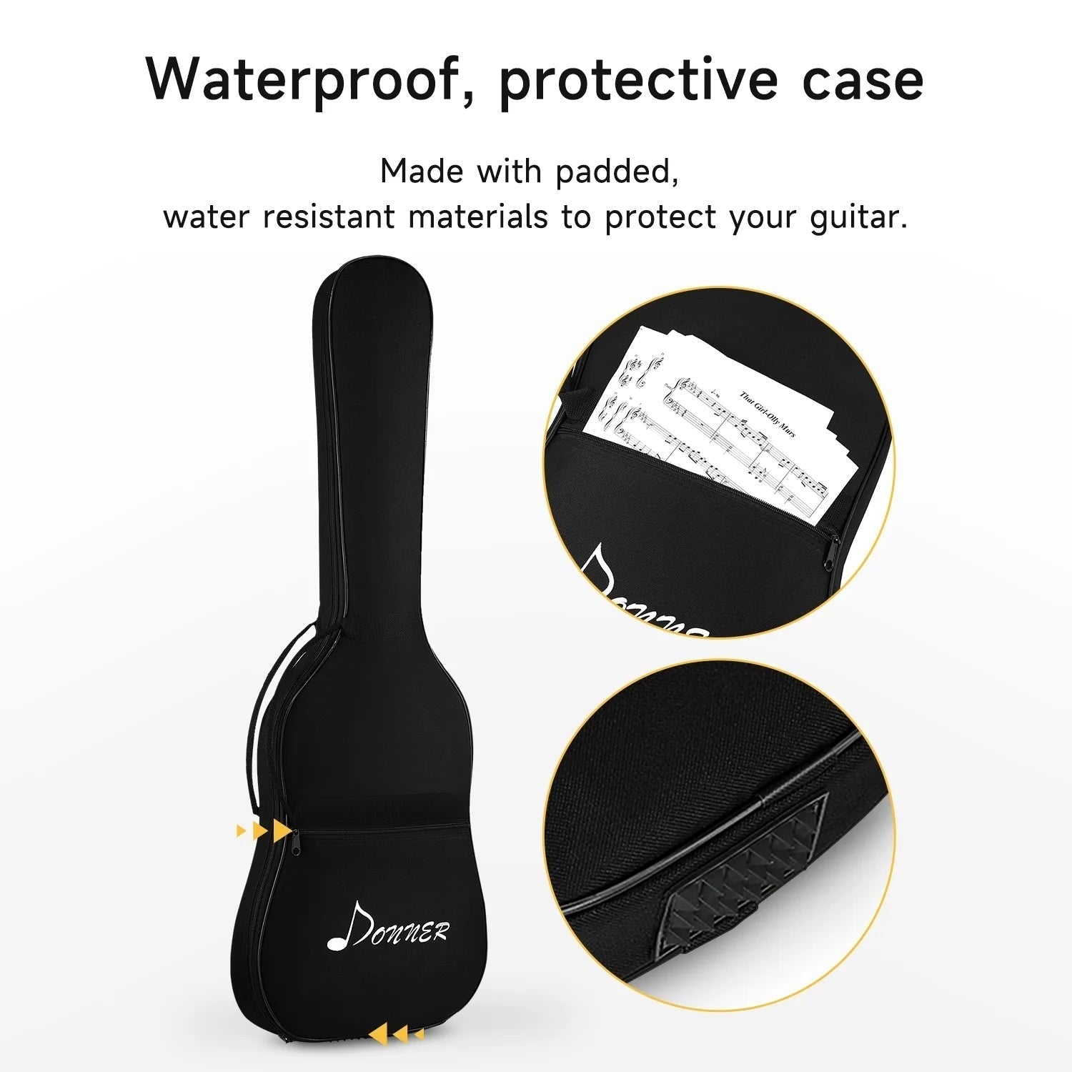 Đàn Guitar Điện Combo Donner DST100, Sunburst