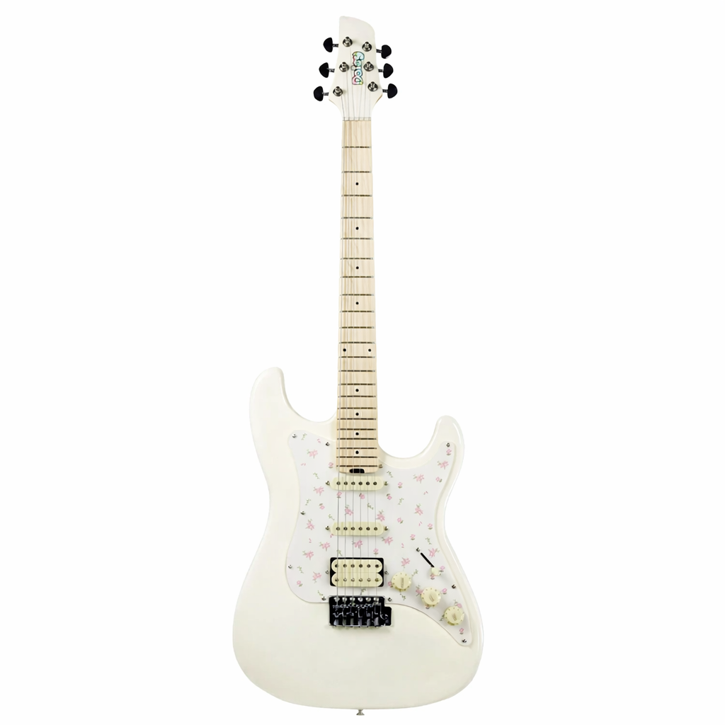 Đàn Guitar Điện Daisy Jeni E200 HSS Electric Guitar, Maple Fingerboard, White