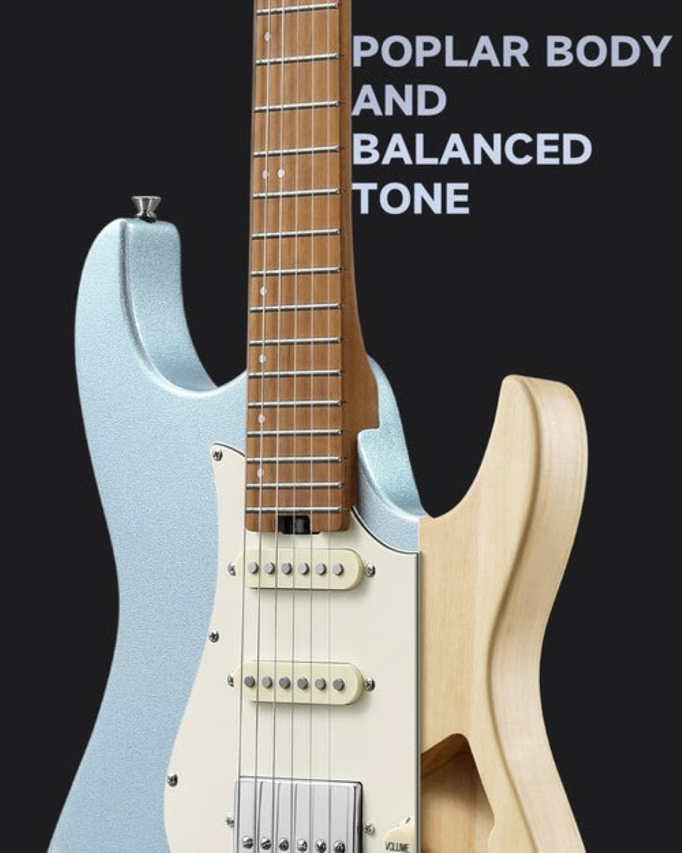 Đàn Guitar Điện Donner DST-550, Metallic Blue