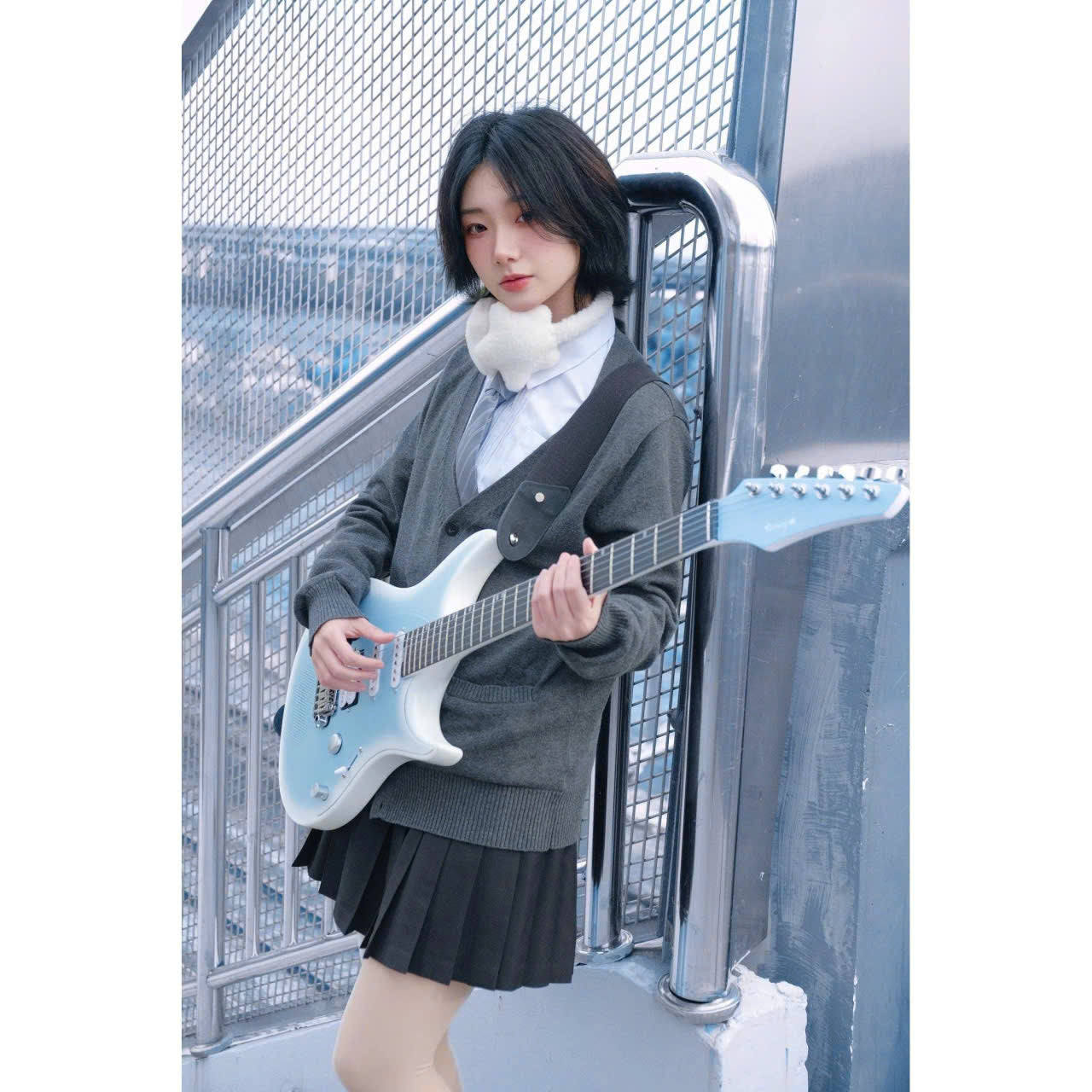 Đàn Guitar Điện Enya Inspire, Light Blue