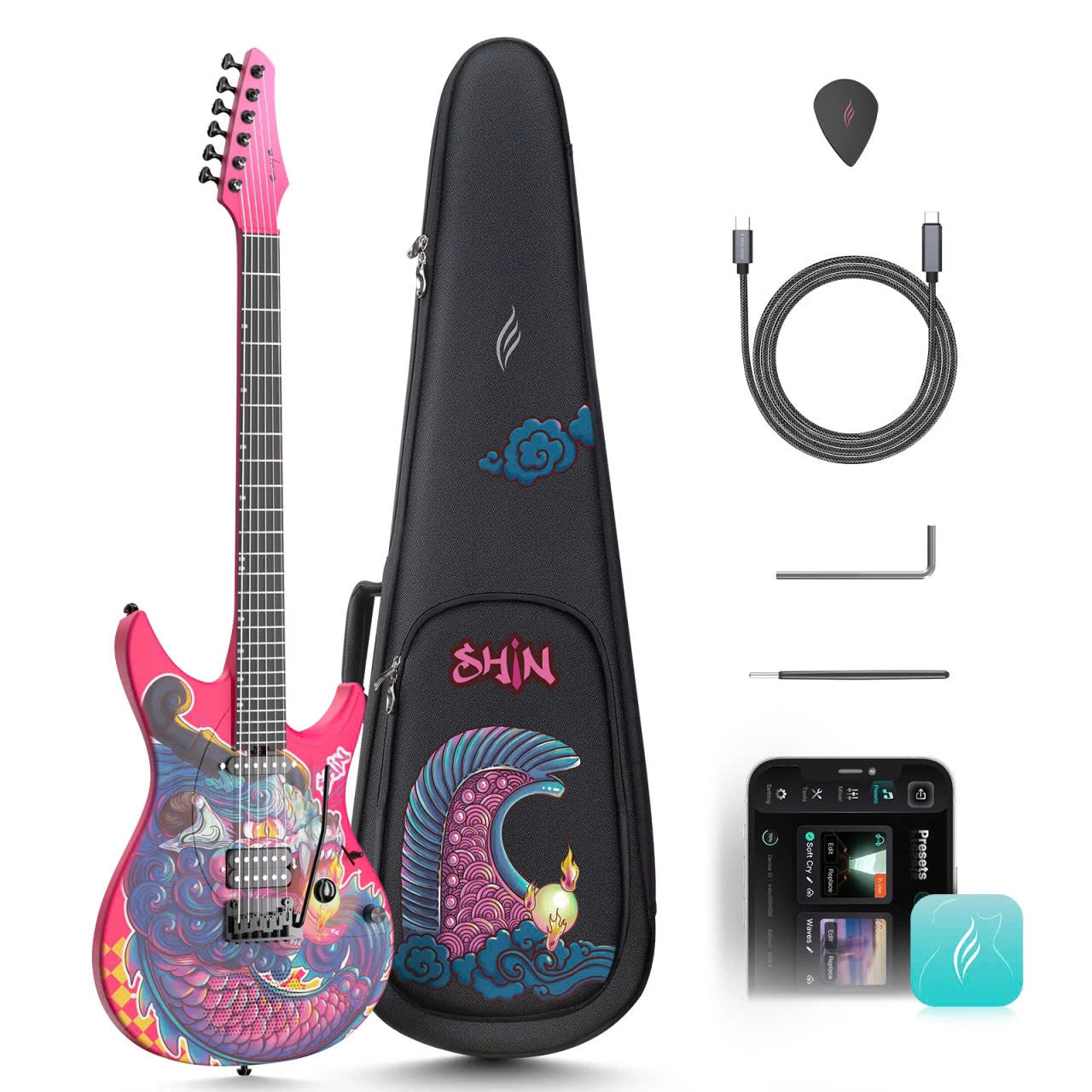 Đàn Guitar Điện Enya Inspire, Shin X Dragon