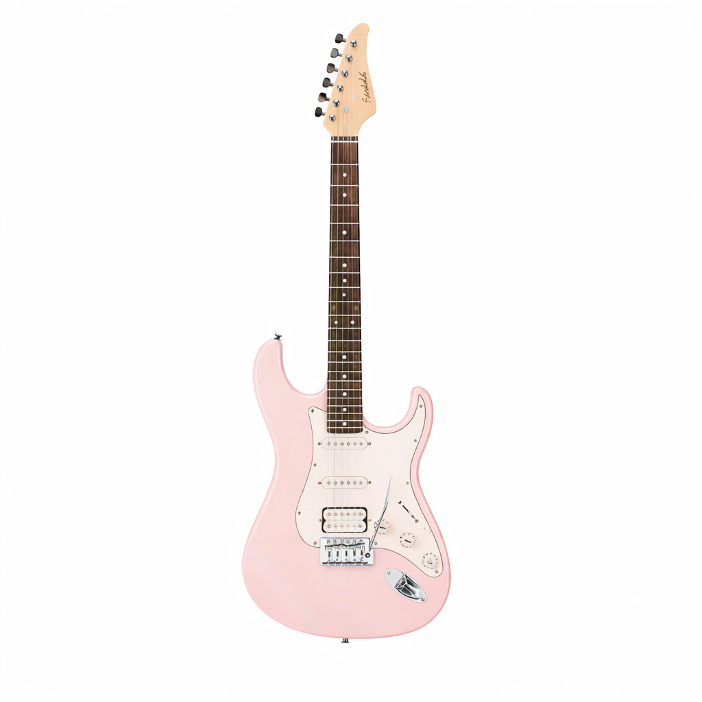 Đàn Guitar Điện Farida F2020 HSS Electric Guitar, Apricot Blossom Rain Powder