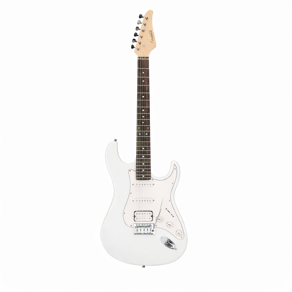 Đàn Guitar Điện Farida F2020 HSS Electric Guitar, Cold Apricot Tea White
