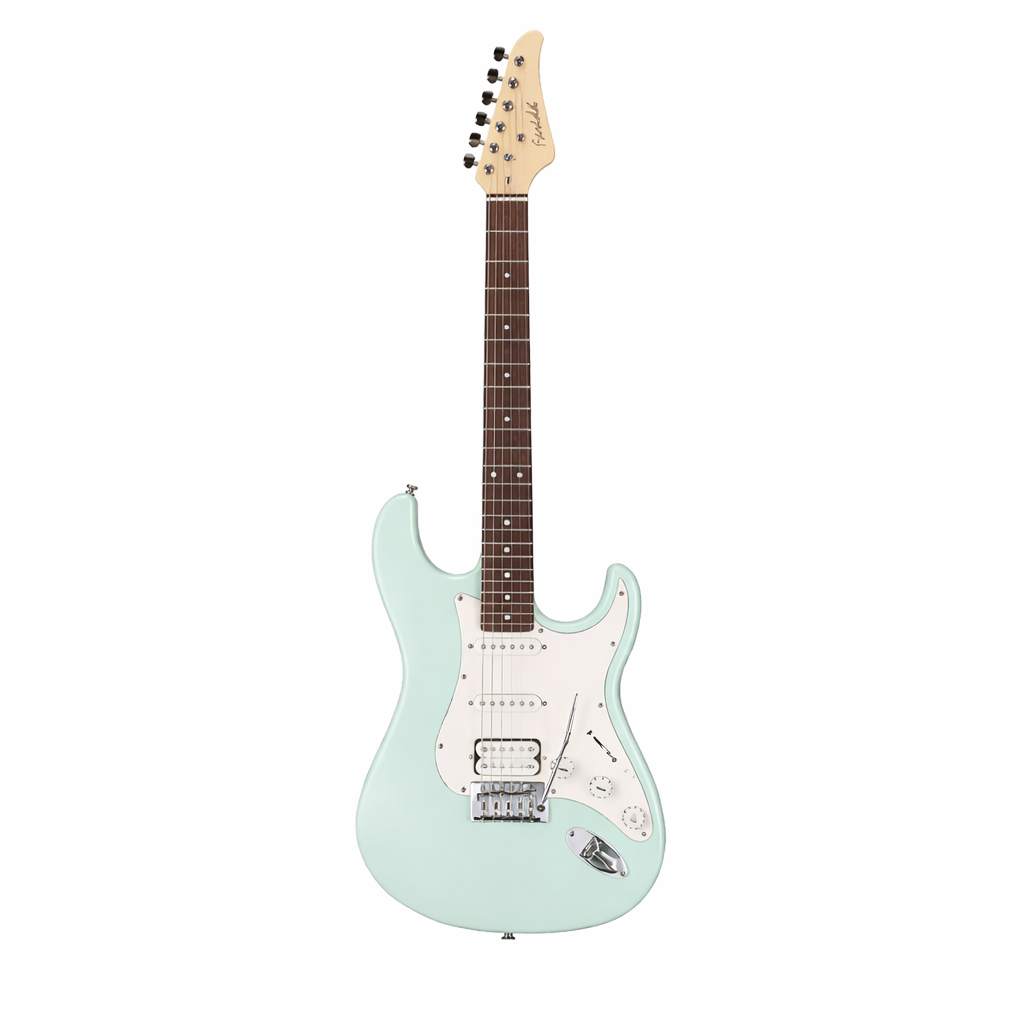 Đàn Guitar Điện Farida F2020 HSS Electric Guitar, Horsetail Green