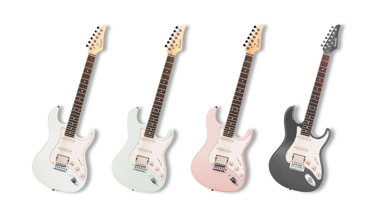 Đàn Guitar Điện Farida F2020 HSS Electric Guitar, Plantain Gray