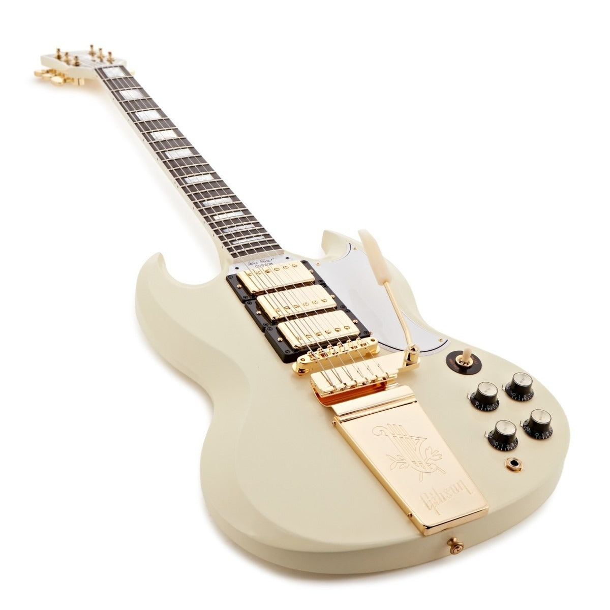 Đàn Guitar Điện Gibson 1963 Les Paul SG Custom Reissue, VOS, Classic White