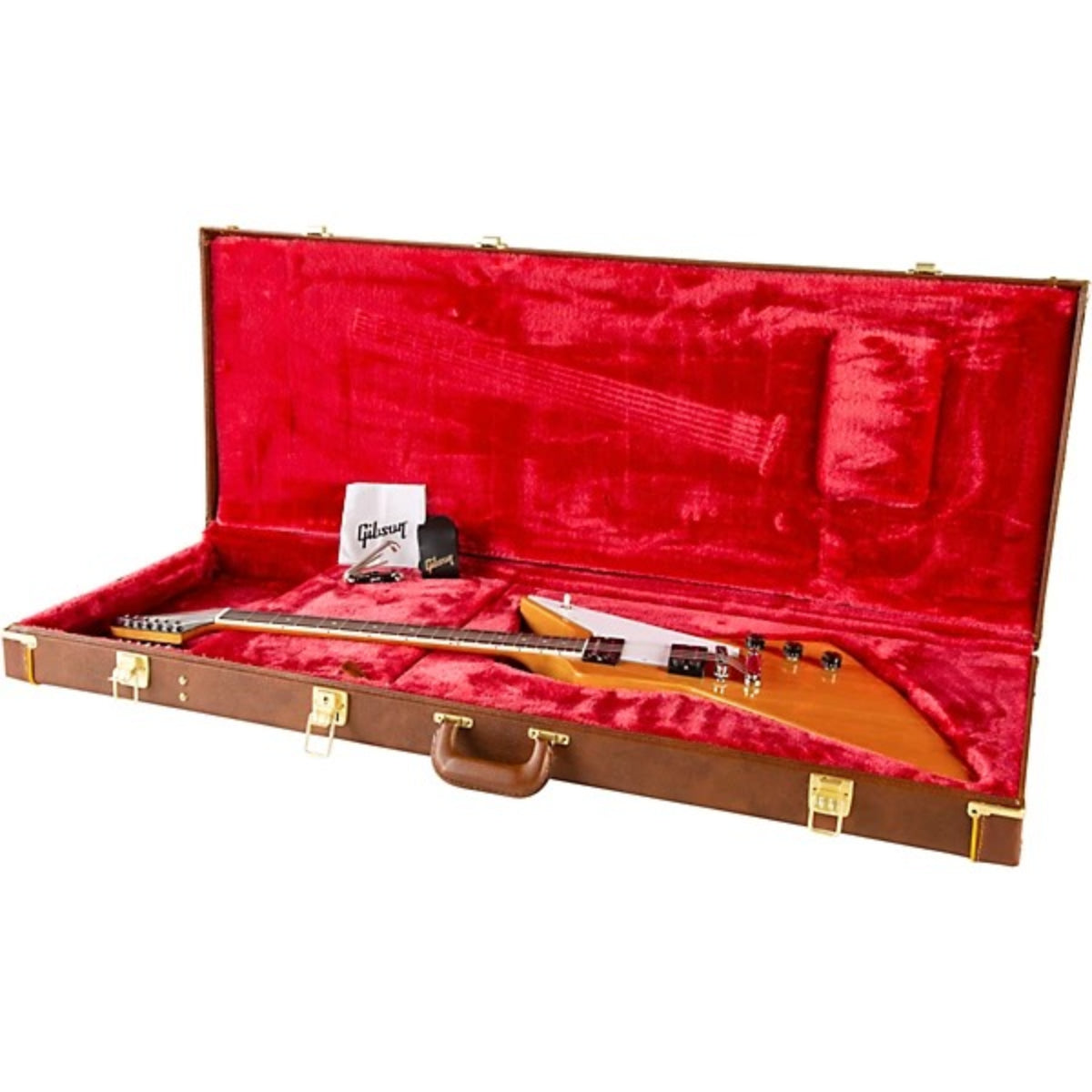 Đàn Guitar Điện Gibson 70s Explorer, Antique Natural