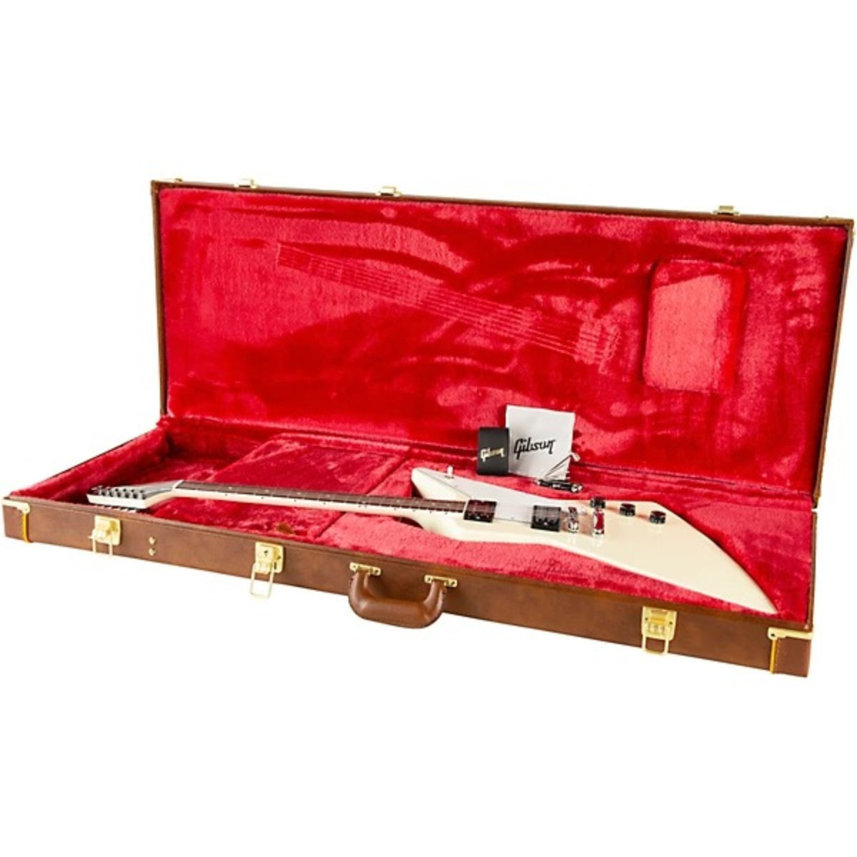 Đàn Guitar Điện Gibson 70s Explorer, Classic White