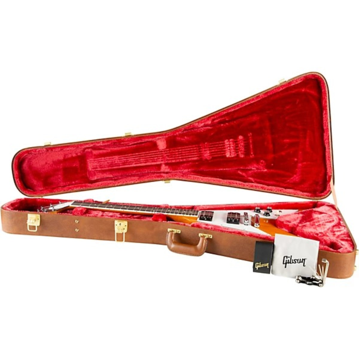 Đàn Guitar Điện Gibson 70s Flying V, Antique Natural