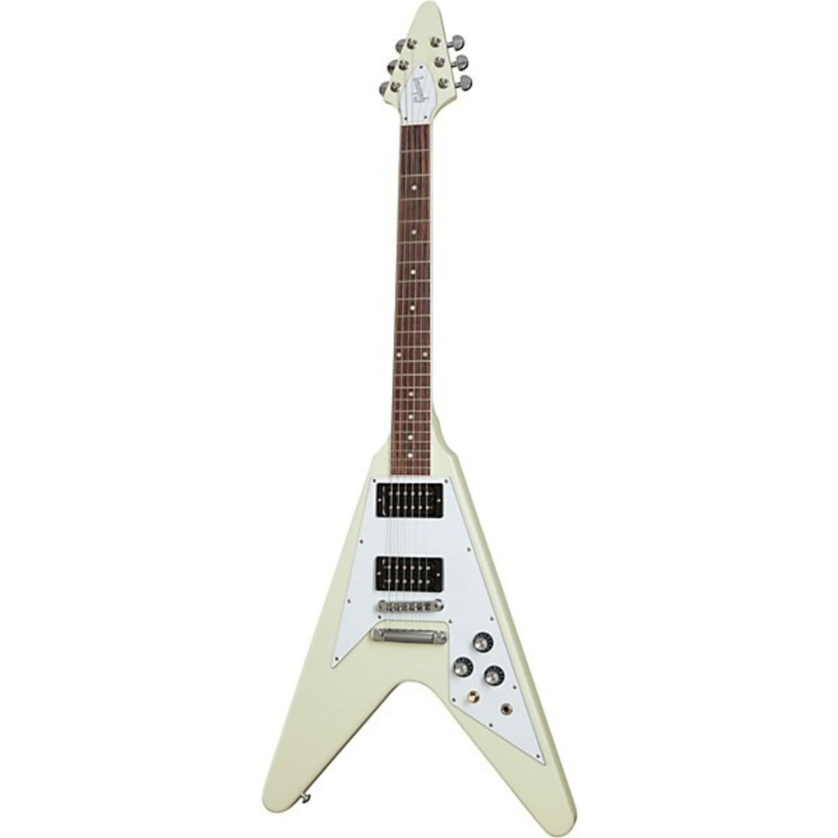 Đàn Guitar Điện Gibson 70s Flying V, Classic White