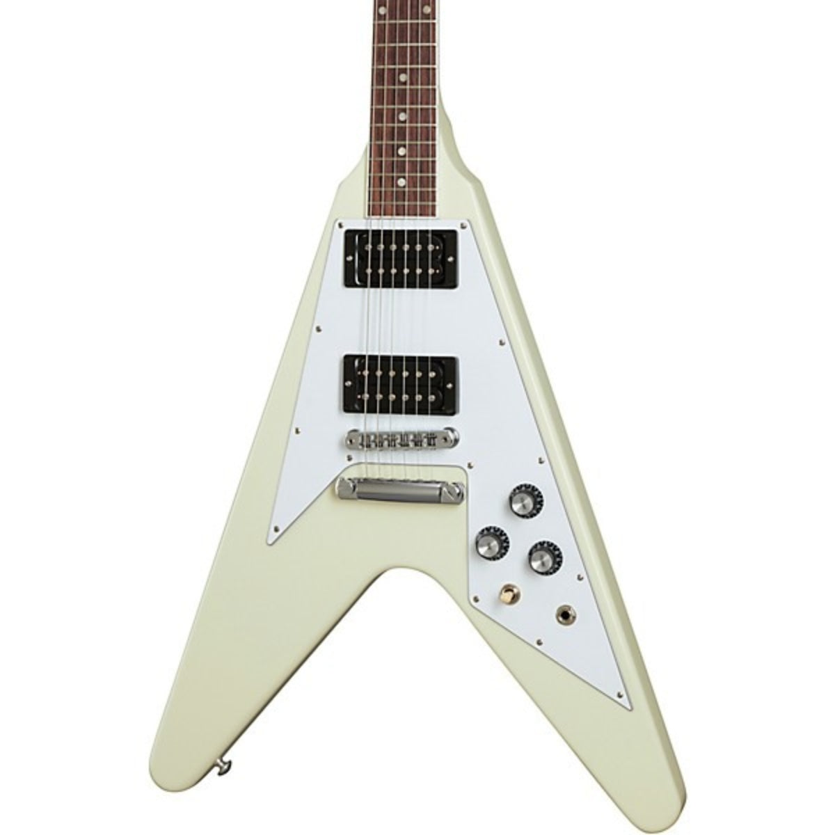 Đàn Guitar Điện Gibson 70s Flying V, Classic White