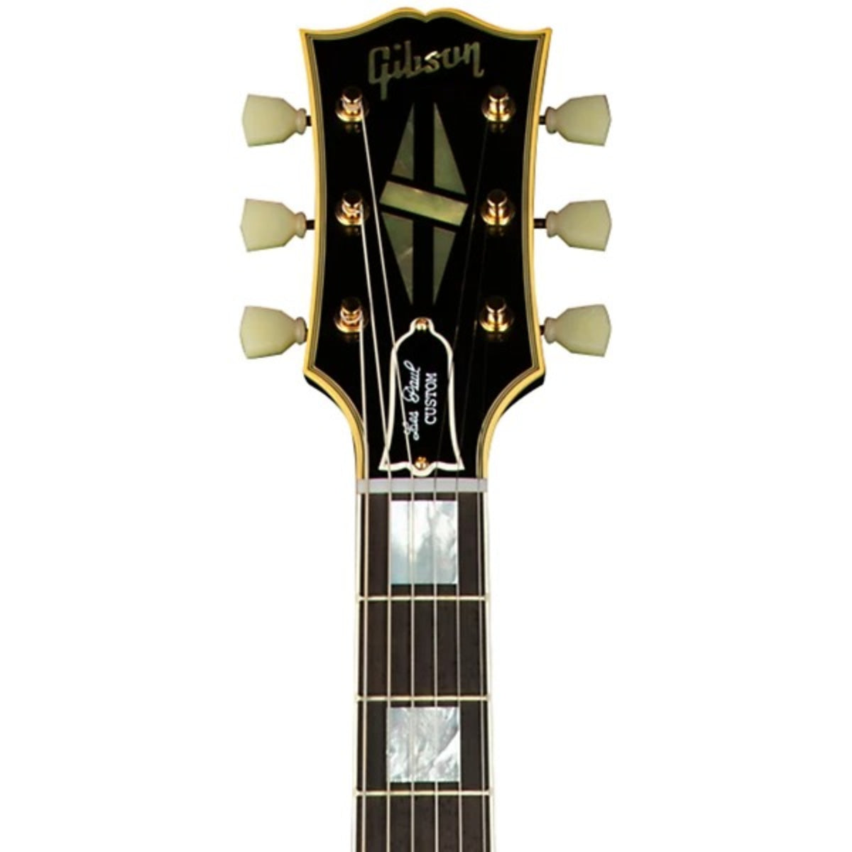 Đàn Guitar Điện Gibson Custom 1954 Les Paul Custom Staple Pickup Reissue VOS, Ebony