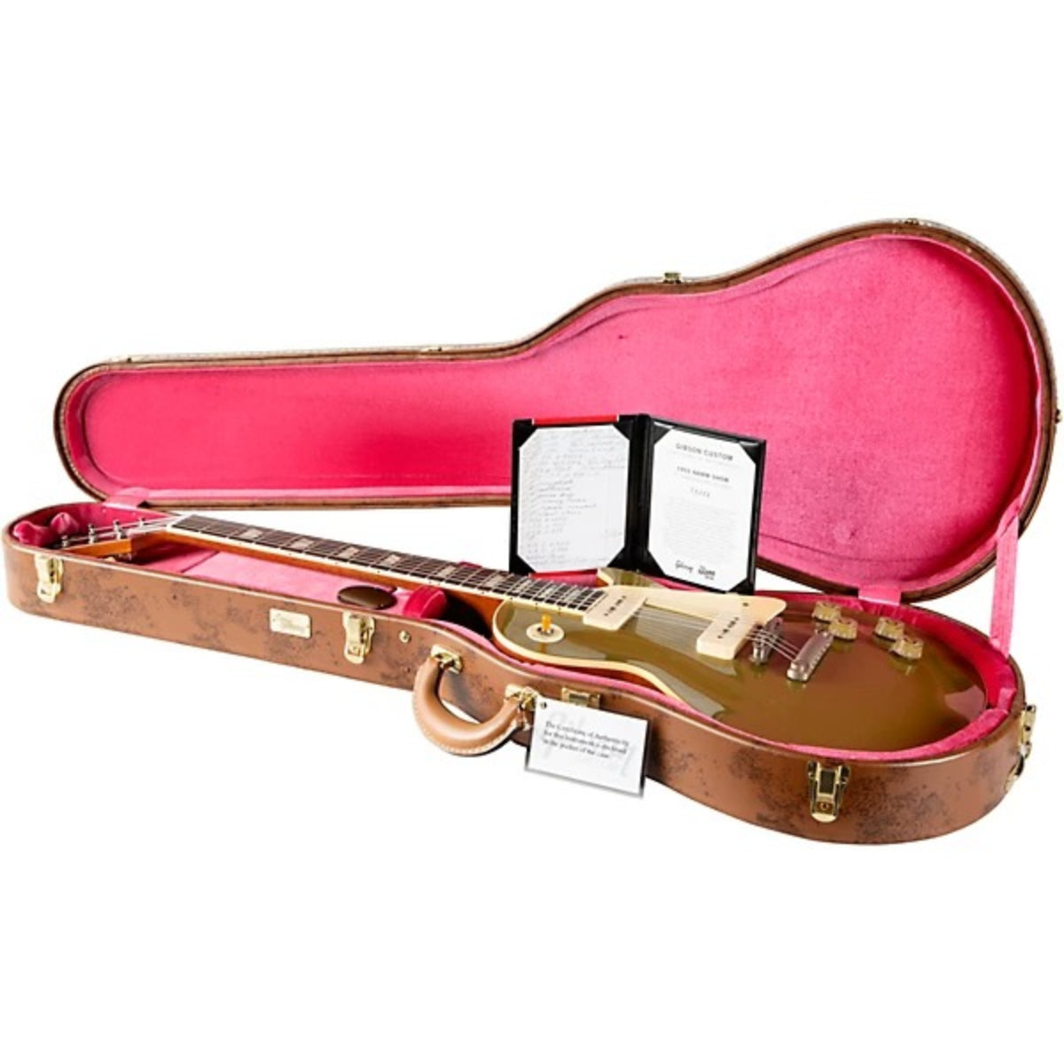 Đàn Guitar Điện Gibson Custom 1955 NAMM Show Commemorative Edition Les Paul, Nugget Gold