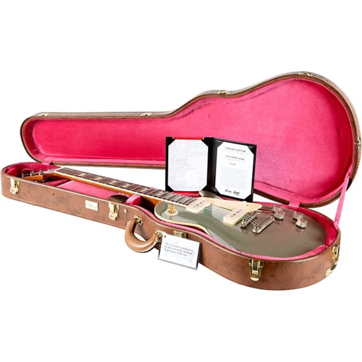 Đàn Guitar Điện Gibson Custom 1955 NAMM Show Commemorative Edition Les Paul, Samoa Beige