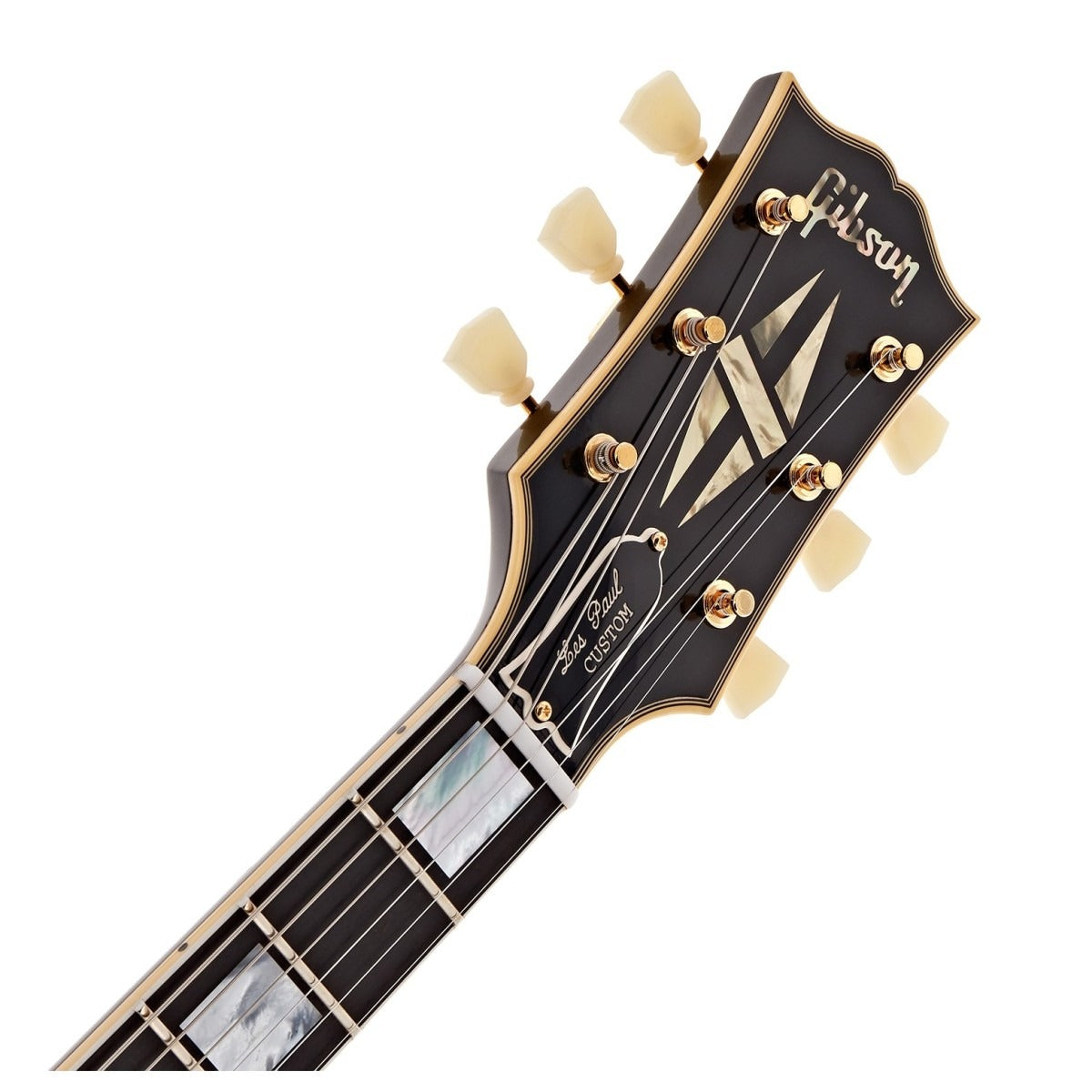 Đàn Guitar Điện Gibson Custom 1957 Les Paul Custom Reissue 3 Pickup VOS, Ebony