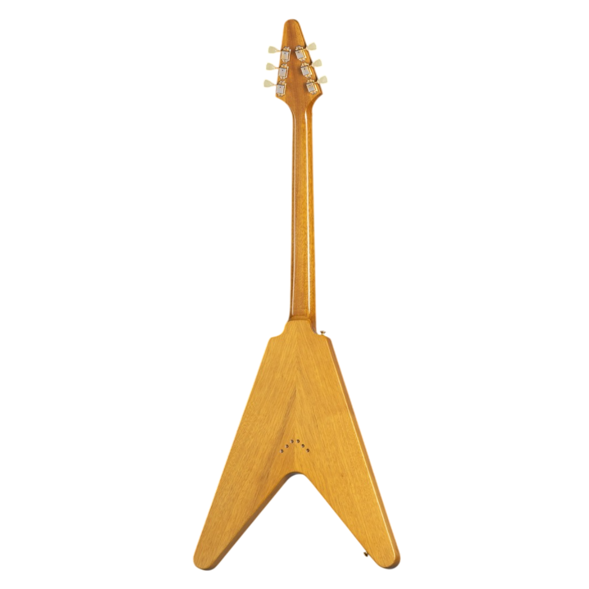 Đàn Guitar Điện Gibson Custom 1958 Korina Flying V Reissue, VOS, Natural Black