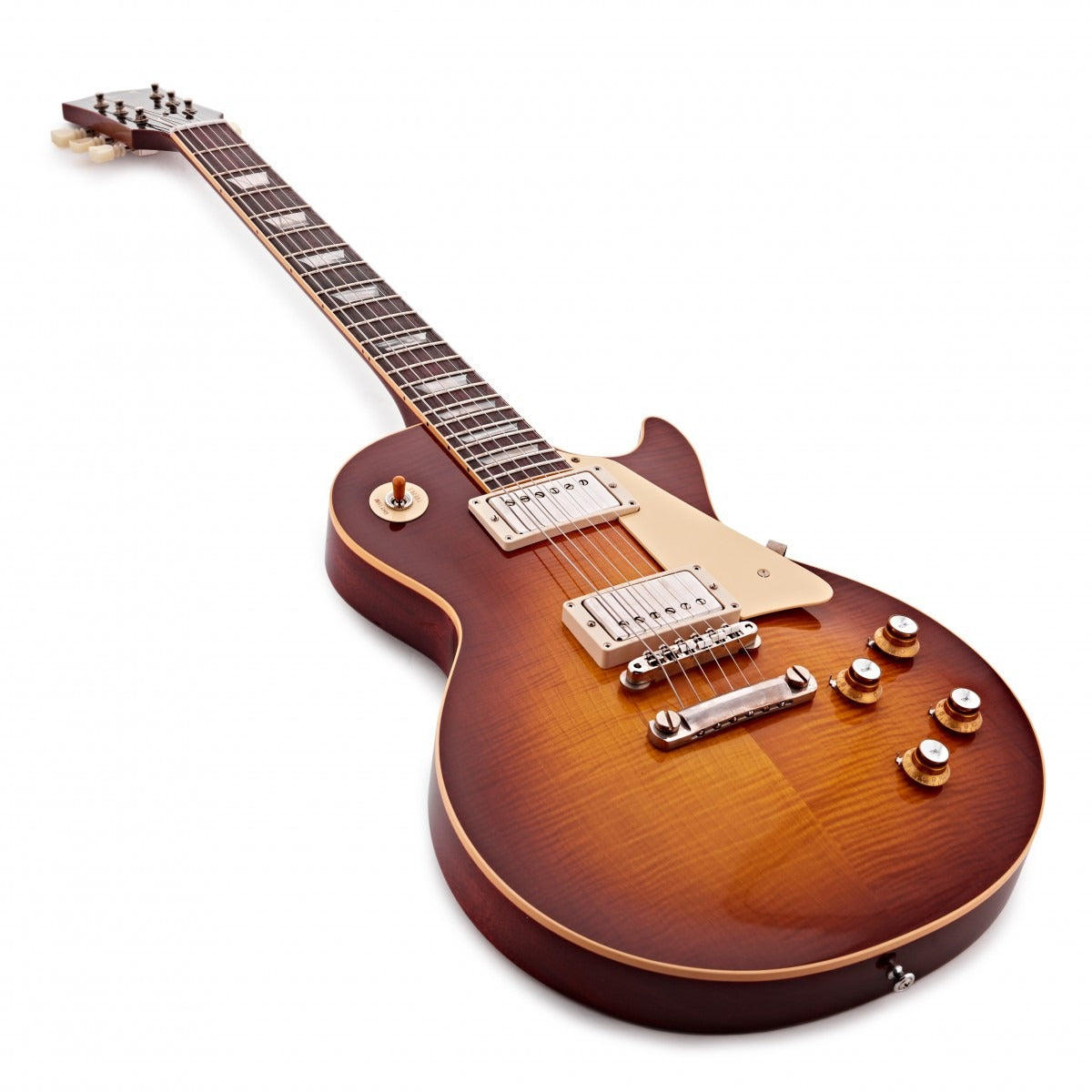 Đàn Guitar Điện Gibson Custom 1960 Les Paul Standard Reissue, VOS, Iced Tea Burst