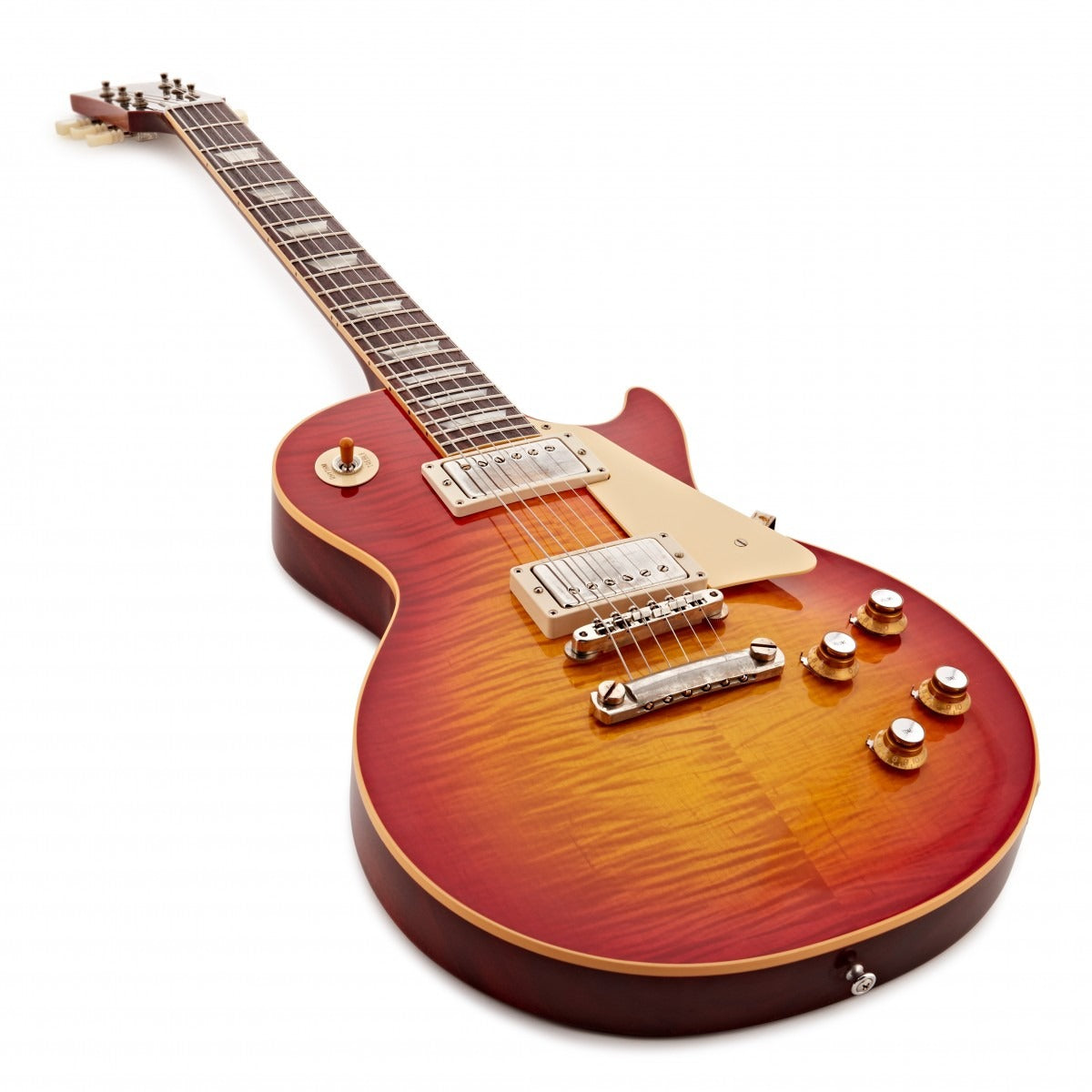 Đàn Guitar Điện Gibson Custom 1960 Les Paul Standard Reissue, VOS, Washed Cherry Sunburst