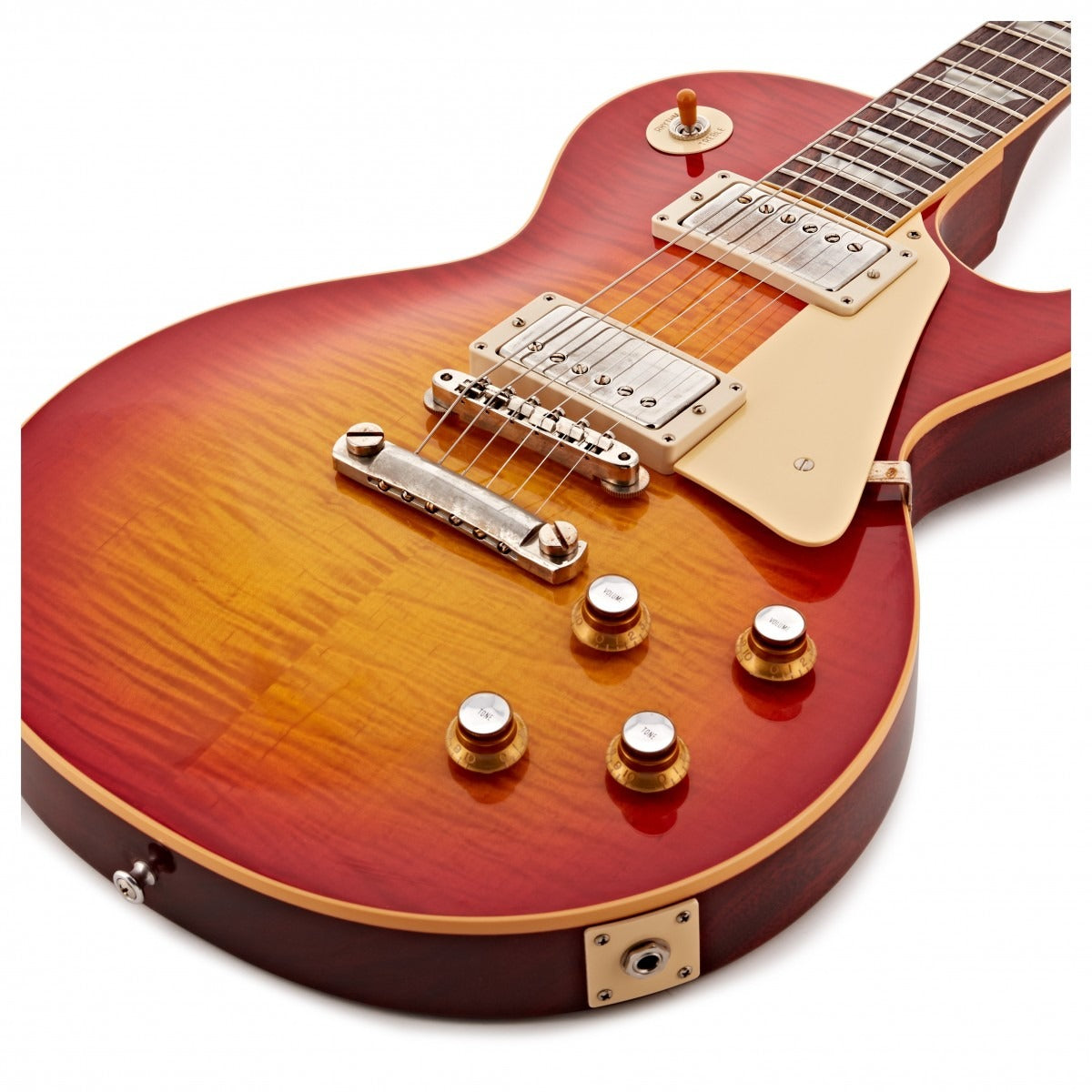 Đàn Guitar Điện Gibson Custom 1960 Les Paul Standard Reissue, VOS, Washed Cherry Sunburst