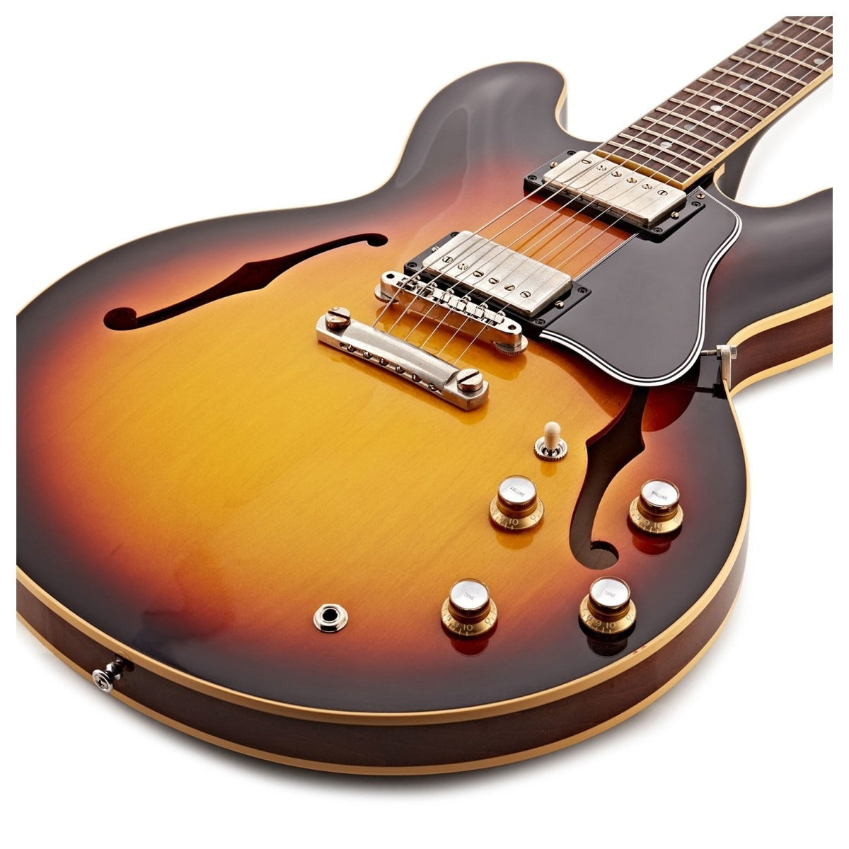 Đàn Guitar Điện Gibson Custom 1961 ES335 Reissue, VOS, Vintage Burst