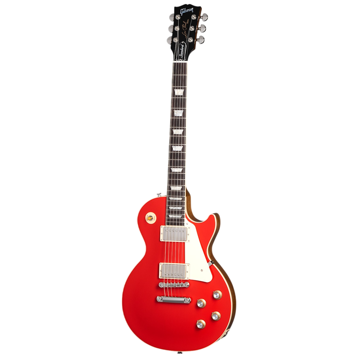 Đàn Guitar Điện Gibson Les Paul Standard 60s Custom Color, Plain Top, Cardinal Red