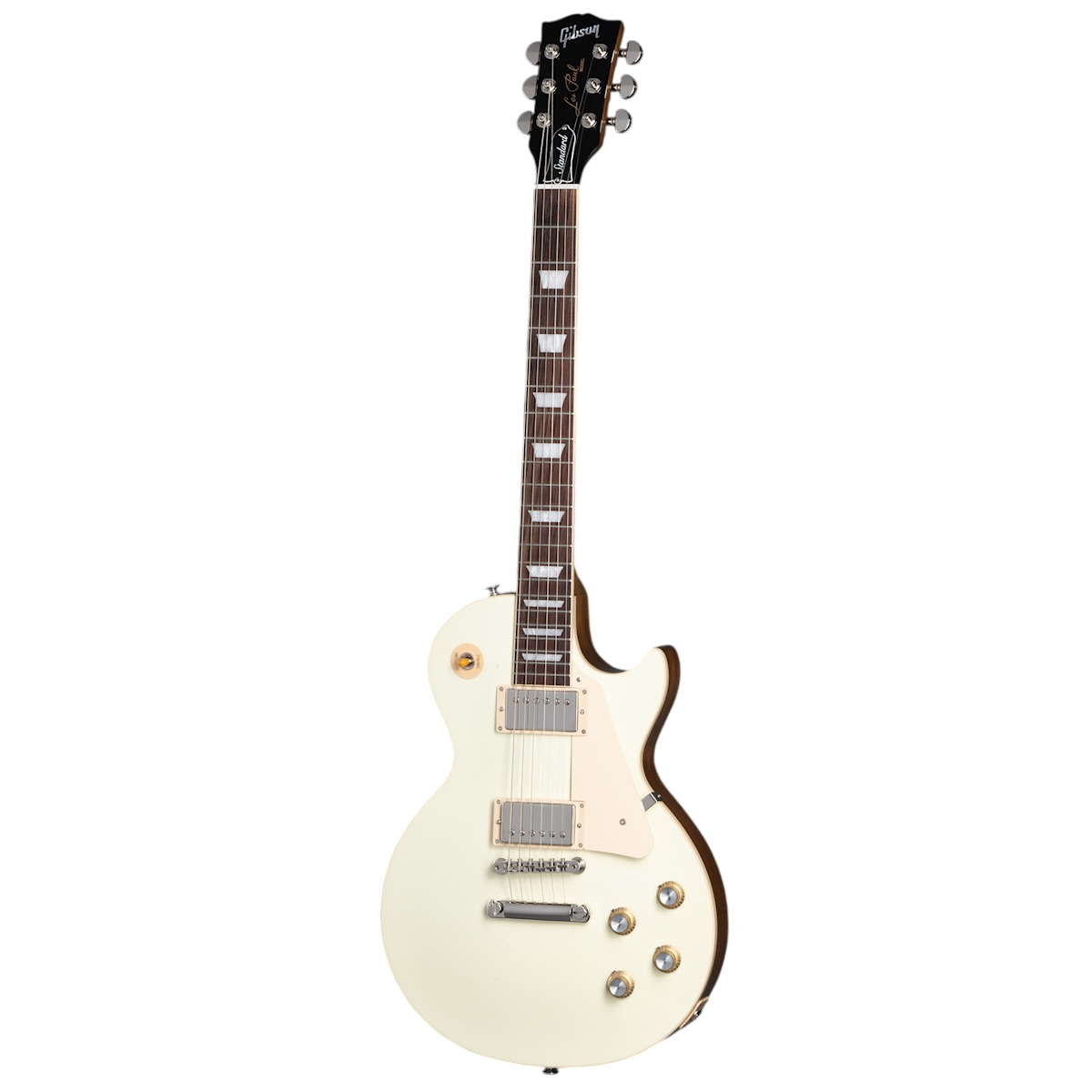 Đàn Guitar Điện Gibson Les Paul Standard 60s Custom Color, Plain Top, Classic White
