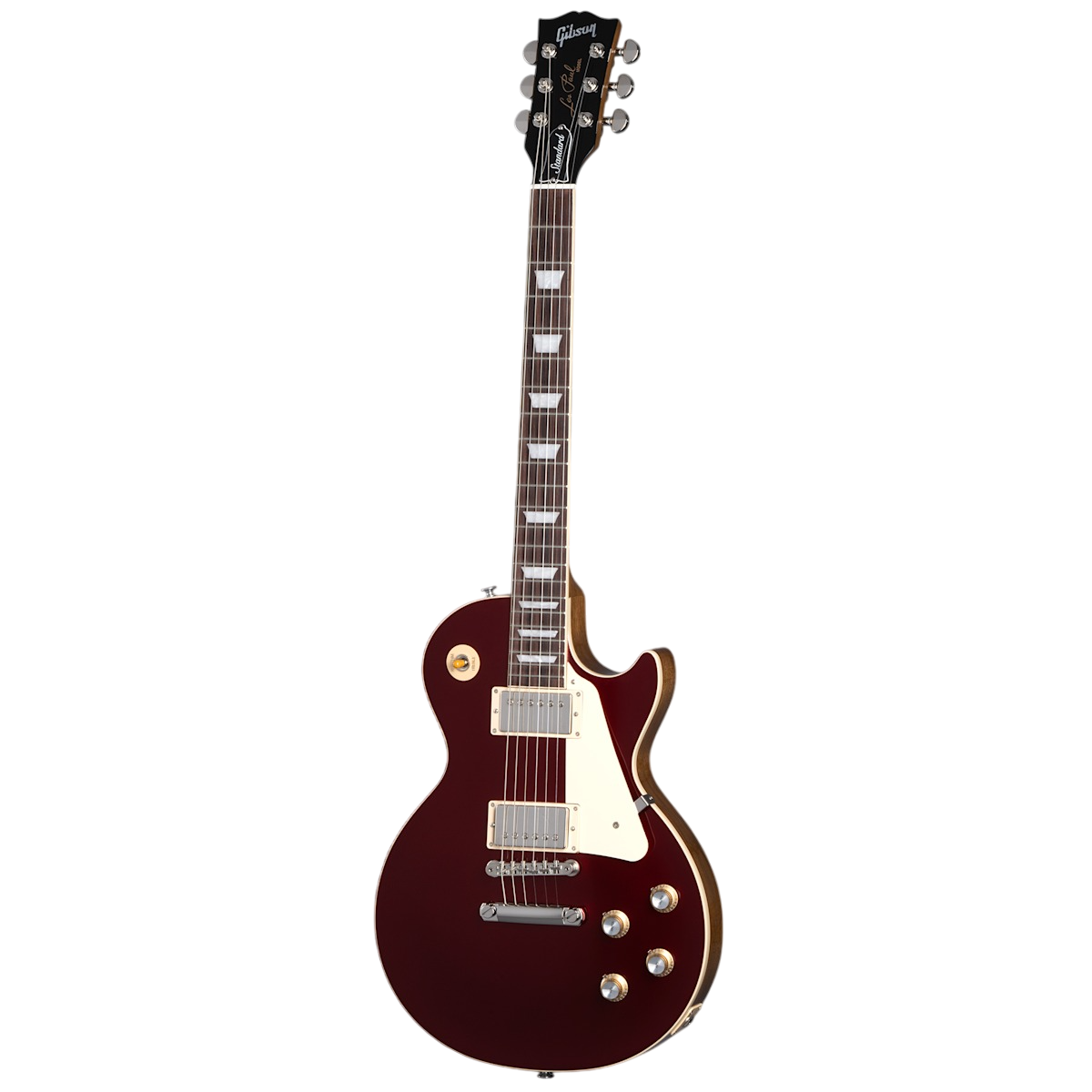 Đàn Guitar Điện Gibson Les Paul Standard 60s Custom Color, Plain Top, Sparkling Burgundy