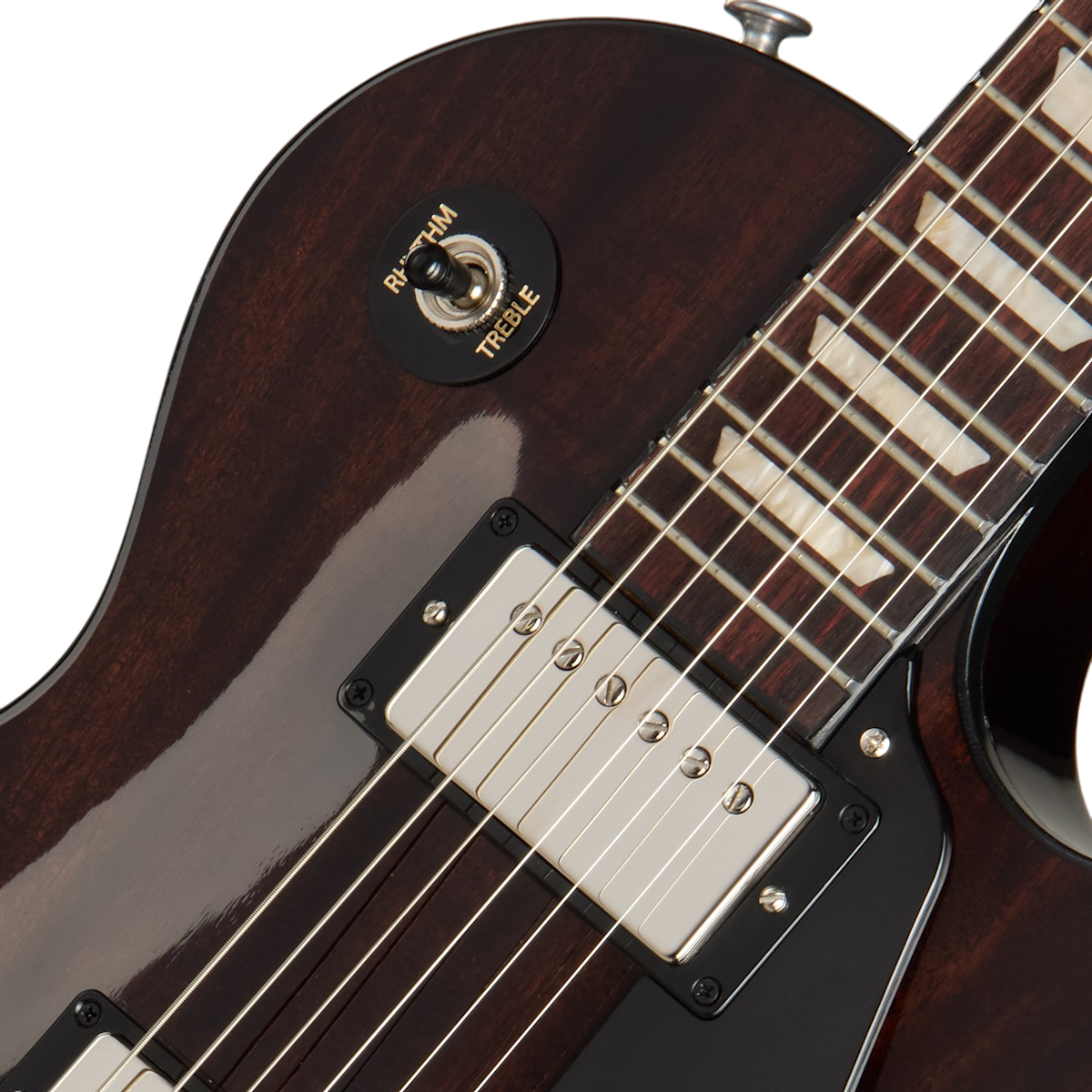 Đàn Guitar Điện Gibson Les Paul Standard 60s Mahogany Top, Dark Walnut