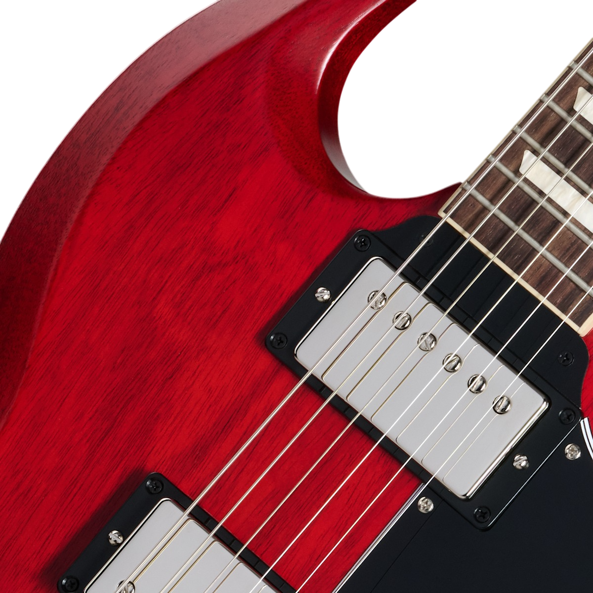 Đàn Guitar Điện Gibson SG Standard '61 Faded with '57 Classic Underwound, Vintage Cherry Satin