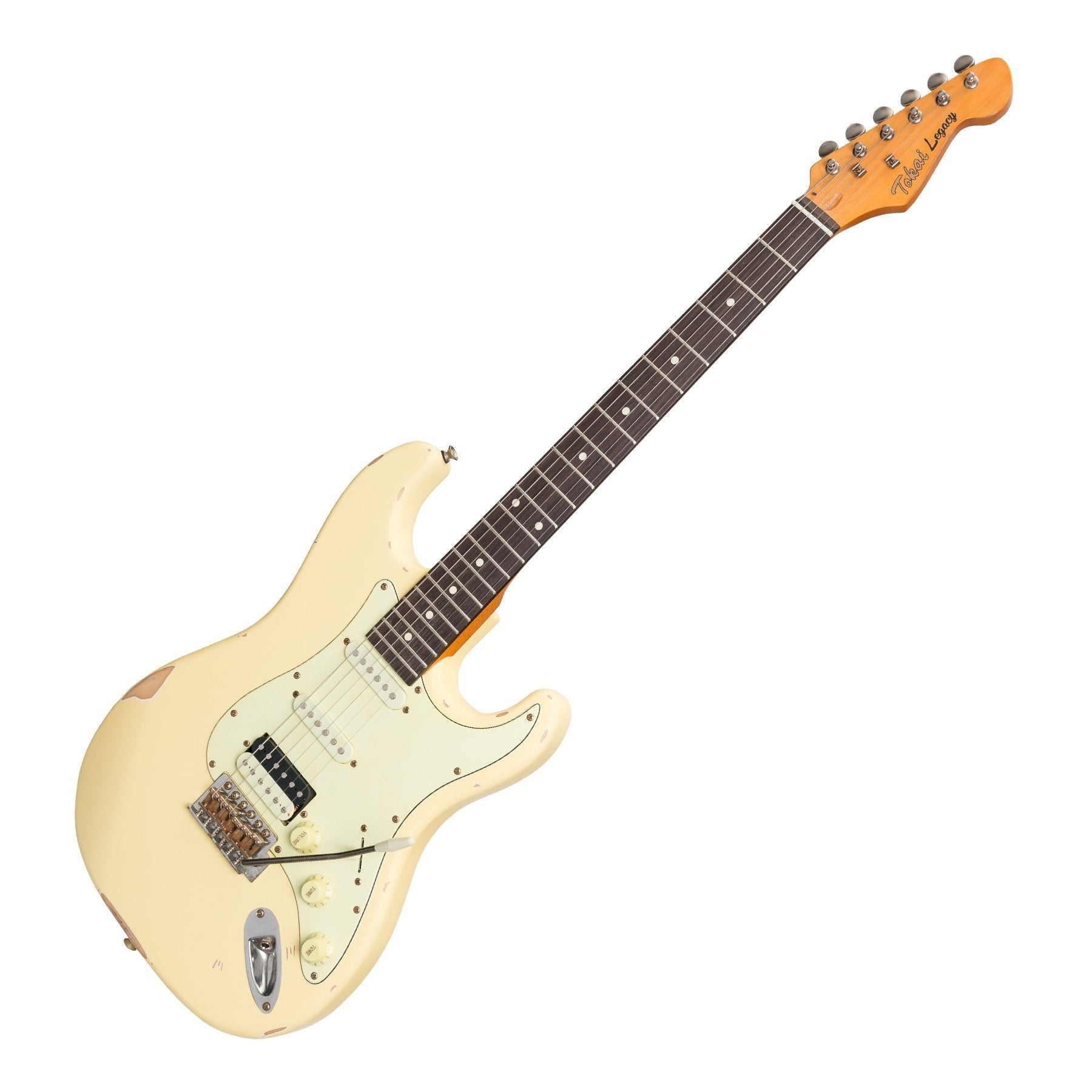 Đàn Guitar Điện Tokai Legacy Series ST Style HSS Relic, Cream
