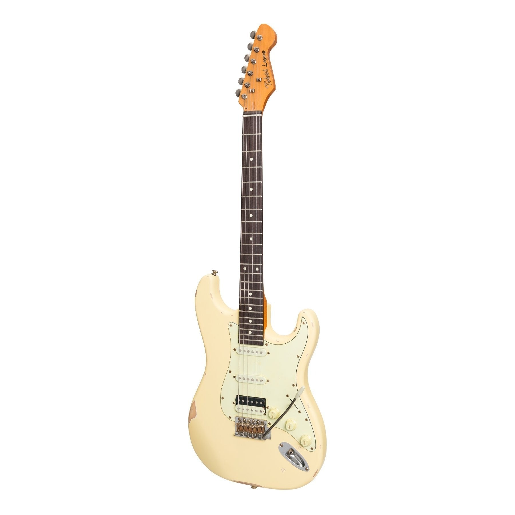 Đàn Guitar Điện Tokai Legacy Series ST Style HSS Relic, Cream