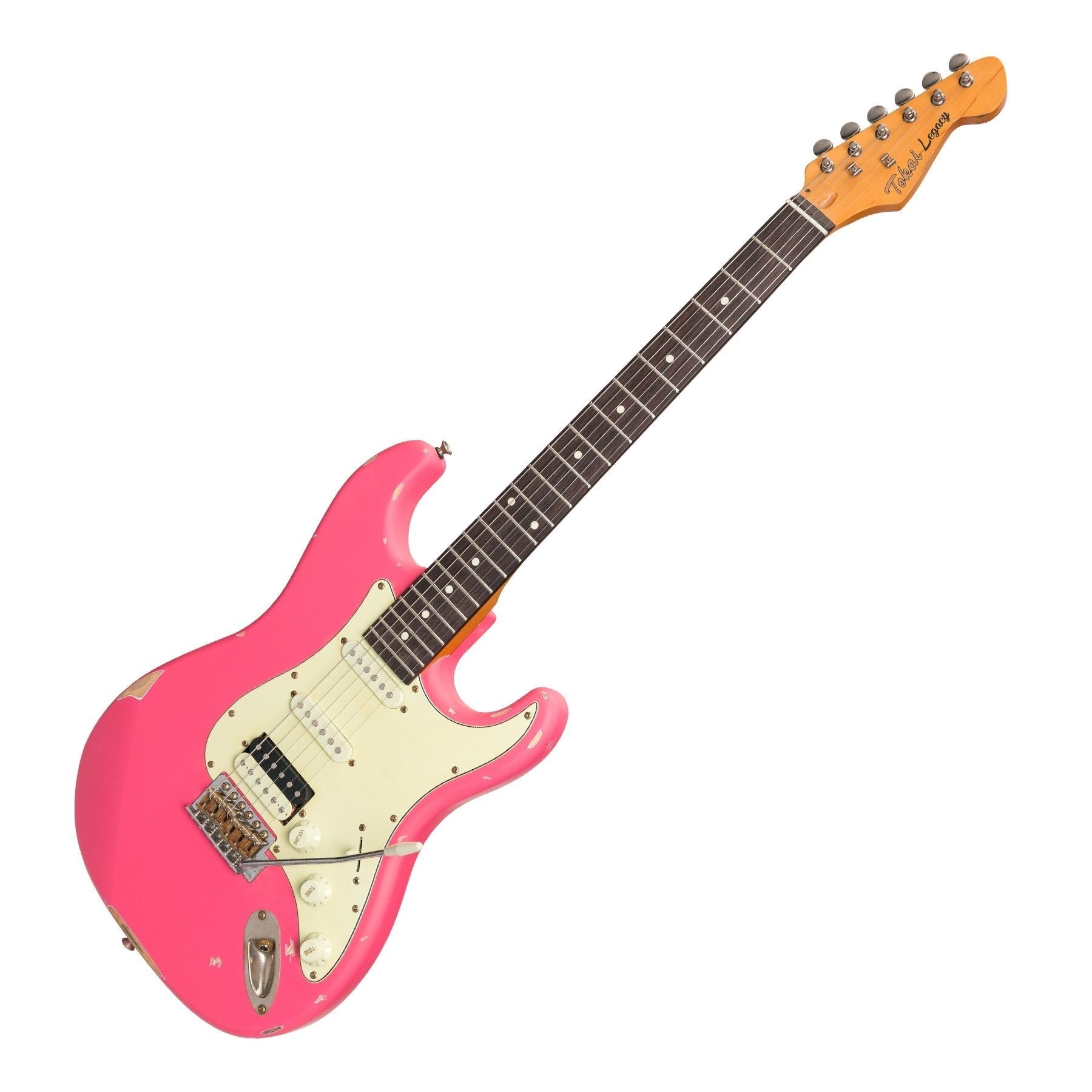Đàn Guitar Điện Tokai Legacy Series ST Style HSS Relic, Pink