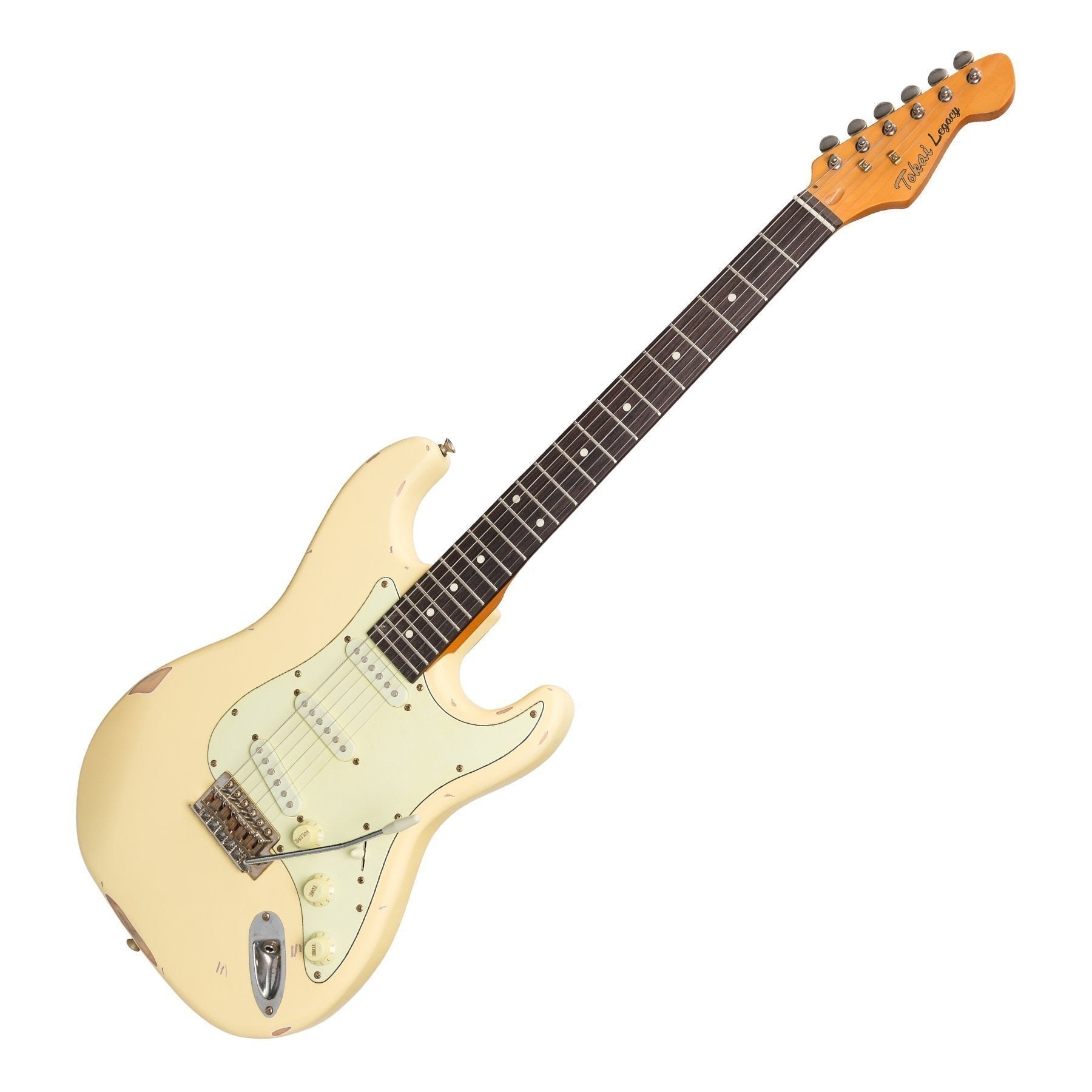 Đàn Guitar Điện Tokai Legacy Series ST Style Relic, Cream