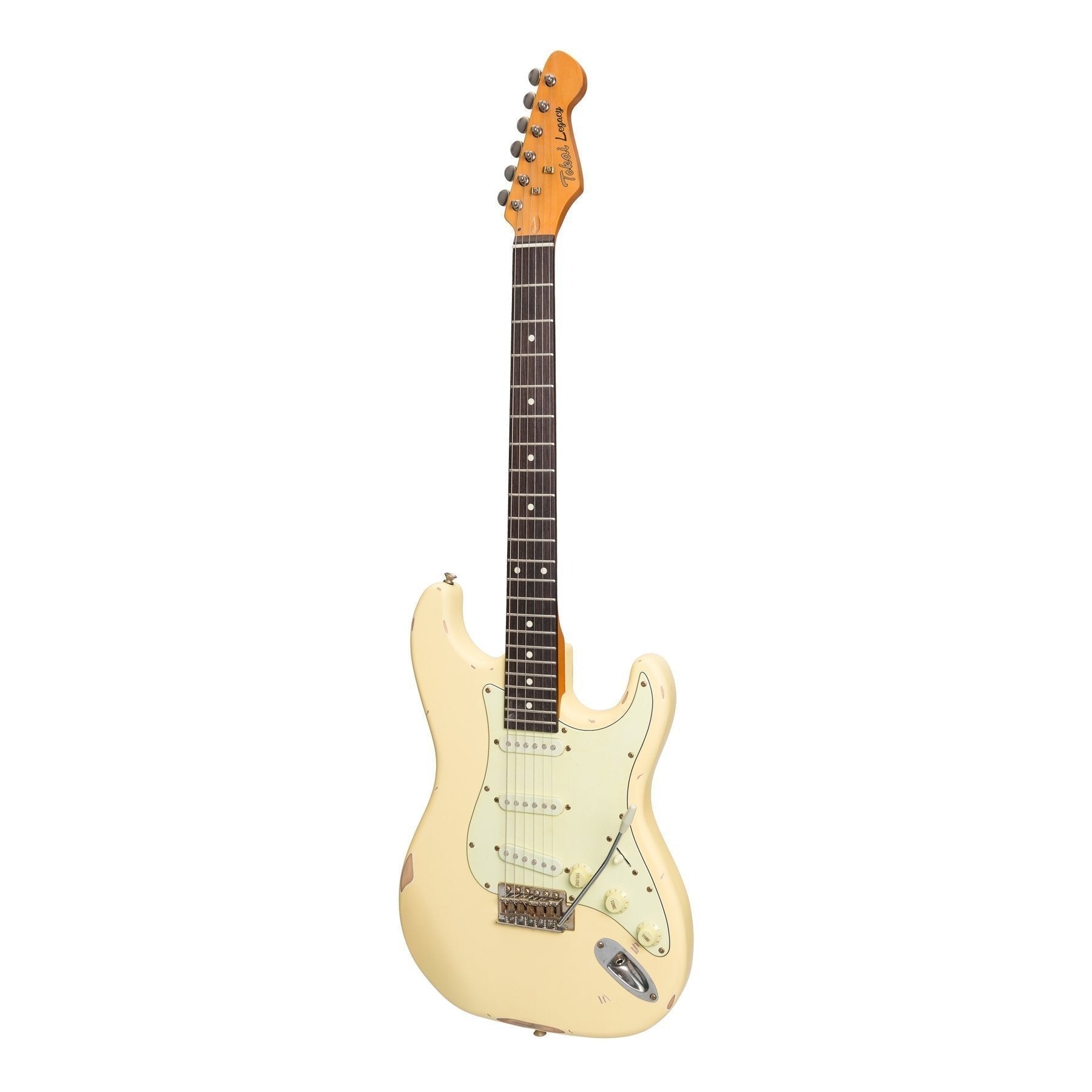 Đàn Guitar Điện Tokai Legacy Series ST Style Relic, Cream
