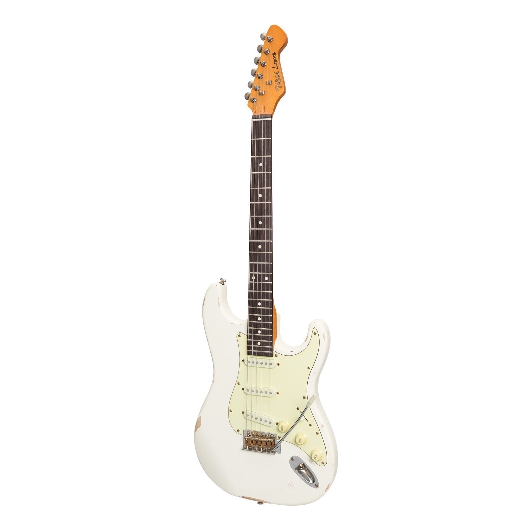Đàn Guitar Điện Tokai Legacy Series ST Style Relic, Vintage White