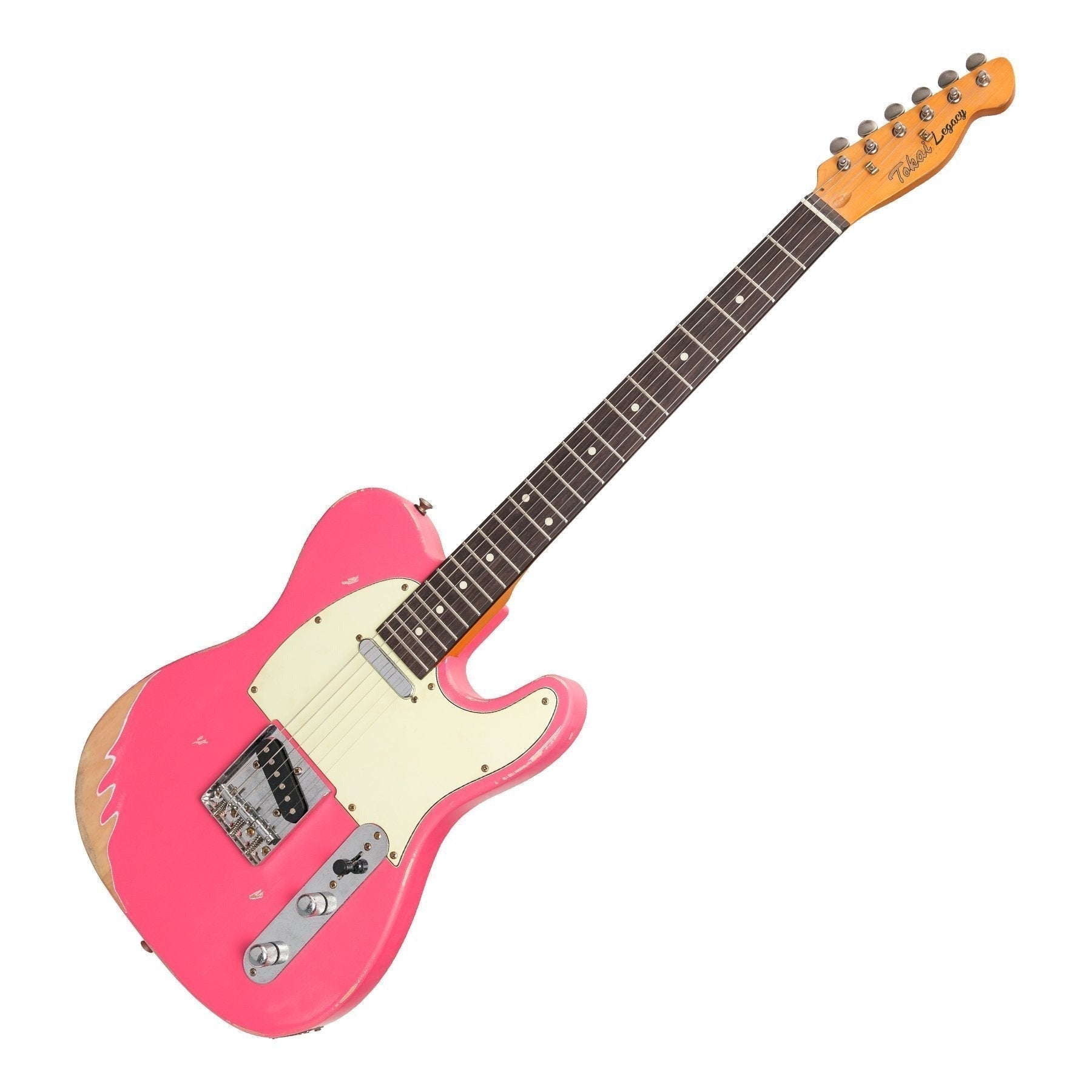 Đàn Guitar Điện Tokai Legacy Series TE Style Relic, Pink