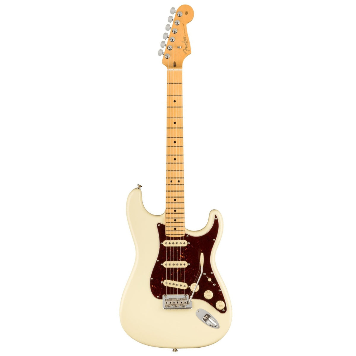 Đàn Guitar Điện Fender American Professional II Stratocaster, Maple Fingerboard, Olympic White, #0113902705