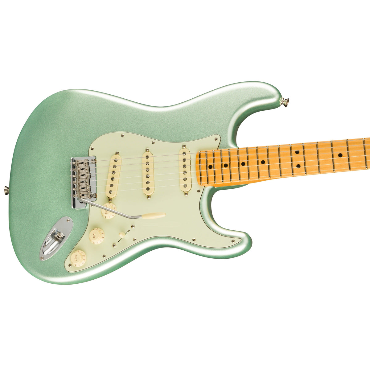 Đàn Guitar Điện Fender American Professional II Stratocaster, Maple Fingerboard, Mystic Surf Green, #0113902718