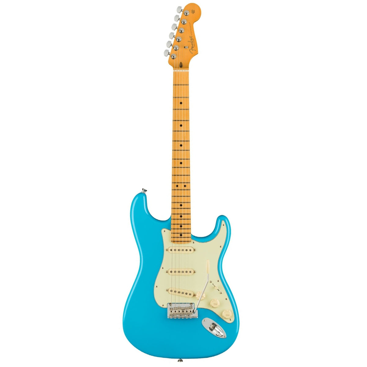 Đàn Guitar Điện Fender American Professional II Stratocaster, Maple Fingerboard, Miami Blue, #0113902719