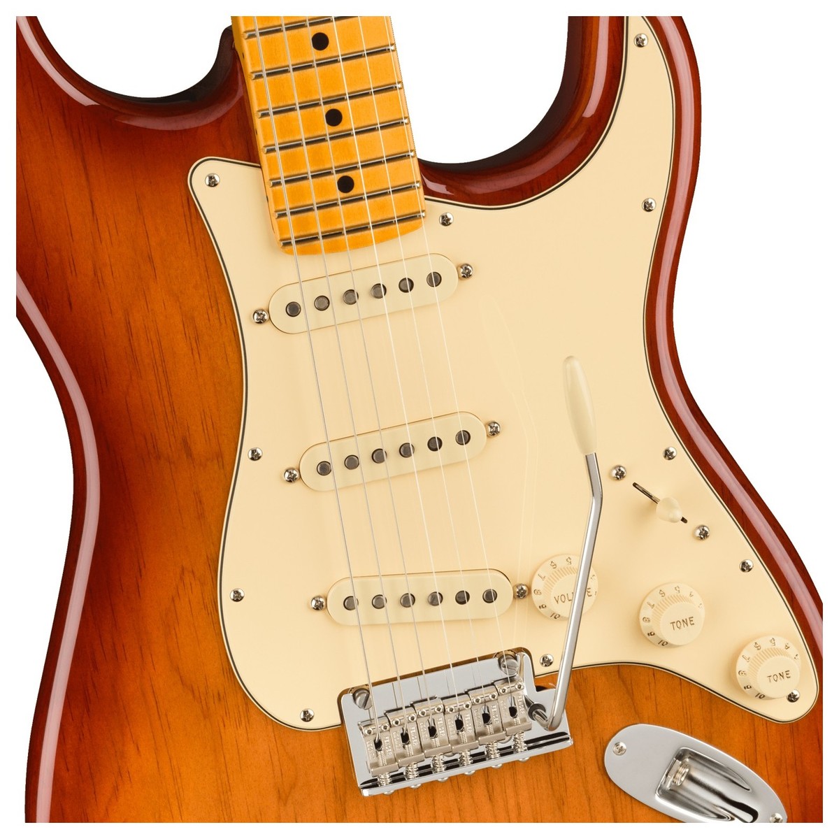 Đàn Guitar Điện Fender American Professional II Stratocaster SSS Electric Guitar, Maple Fingerboard, Sienna Sunburst #0113902747