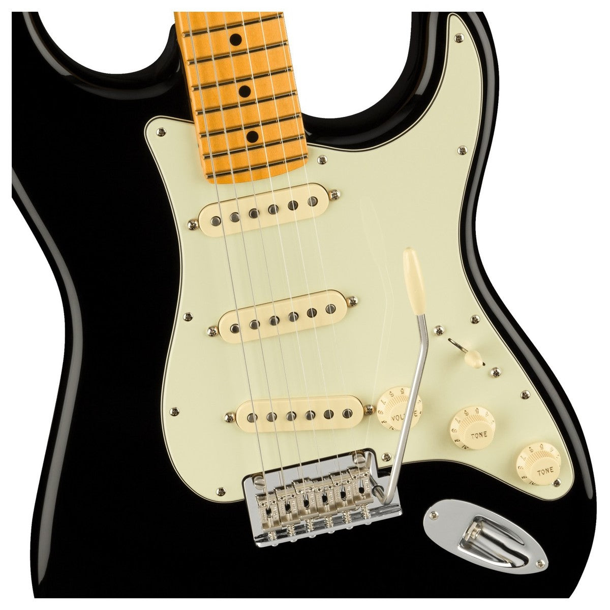 Đàn Guitar Điện Fender American Professional II Stratocaster, Maple Fingerboard, Black, #0113902706