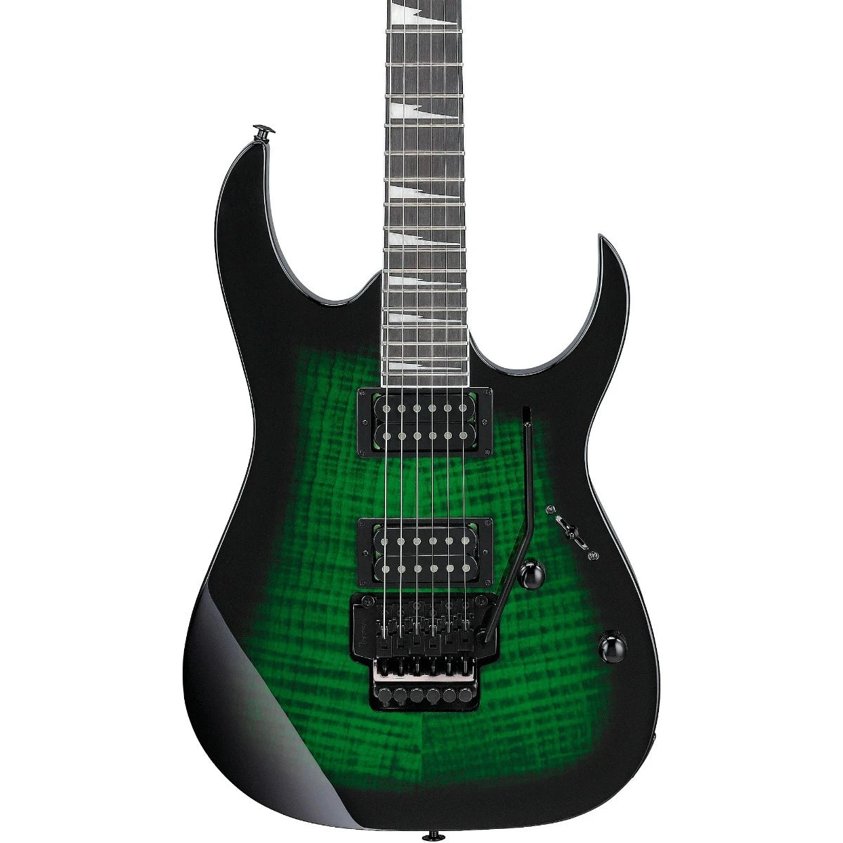 Đàn Guitar Điện Ibanez GRG320FA, Purpleheart Fingerboard, Transparent Emerald Burst