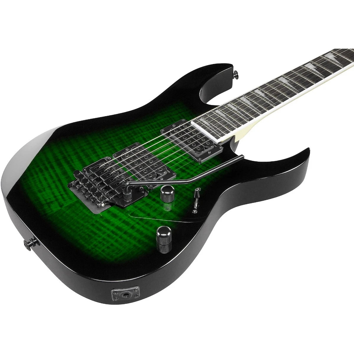 Đàn Guitar Điện Ibanez GRG320FA, Purpleheart Fingerboard, Transparent Emerald Burst