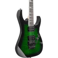 Đàn Guitar Điện Ibanez GRG320FA, Purpleheart Fingerboard, Transparent Emerald Burst